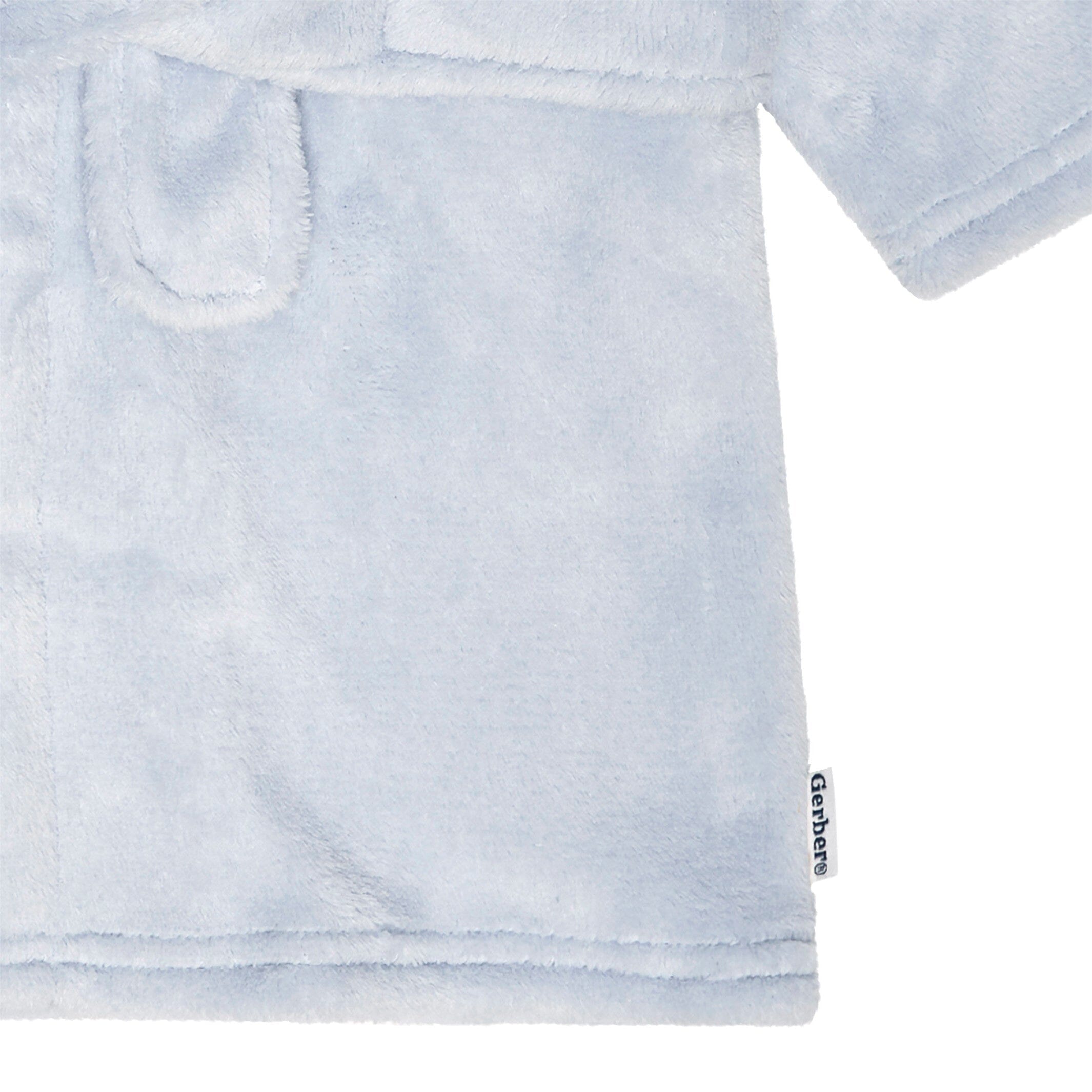 Embroidered Baby Boys Shark Robe - Image 7