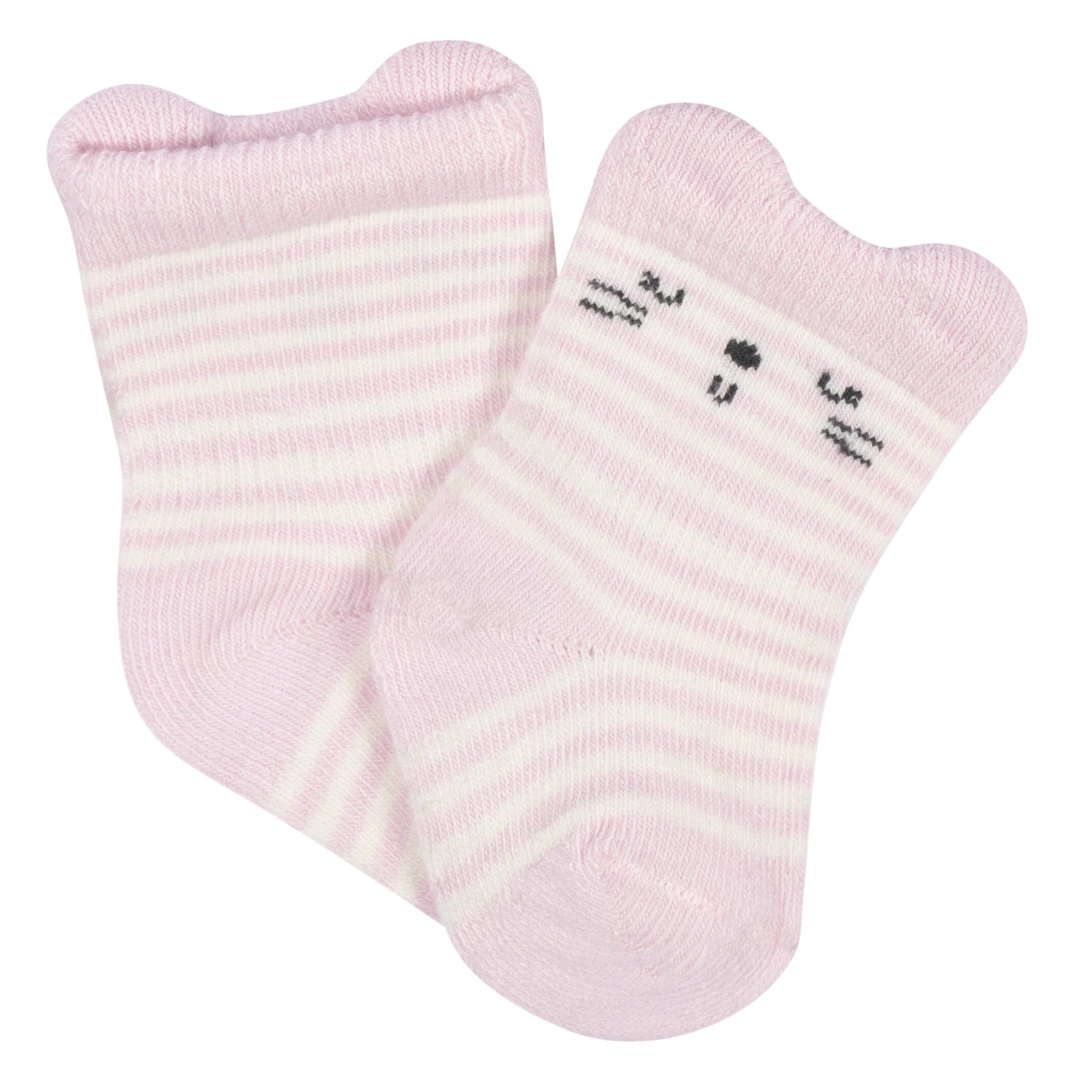 6-Pack Baby Girls Ballerina Wiggle Proof® Socks - Image 5