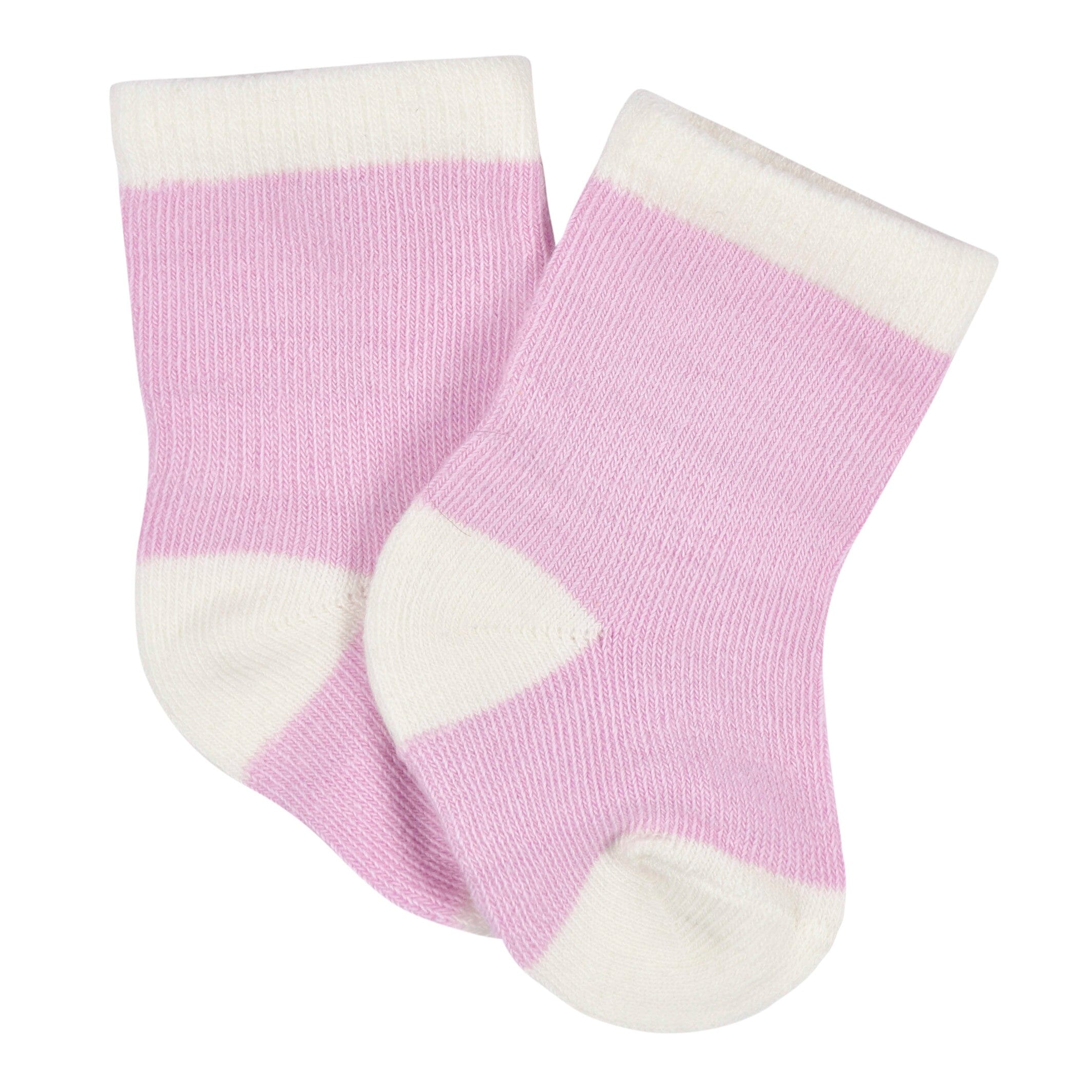 6-Pack Baby Girls Ballerina Wiggle Proof® Socks - Image 6