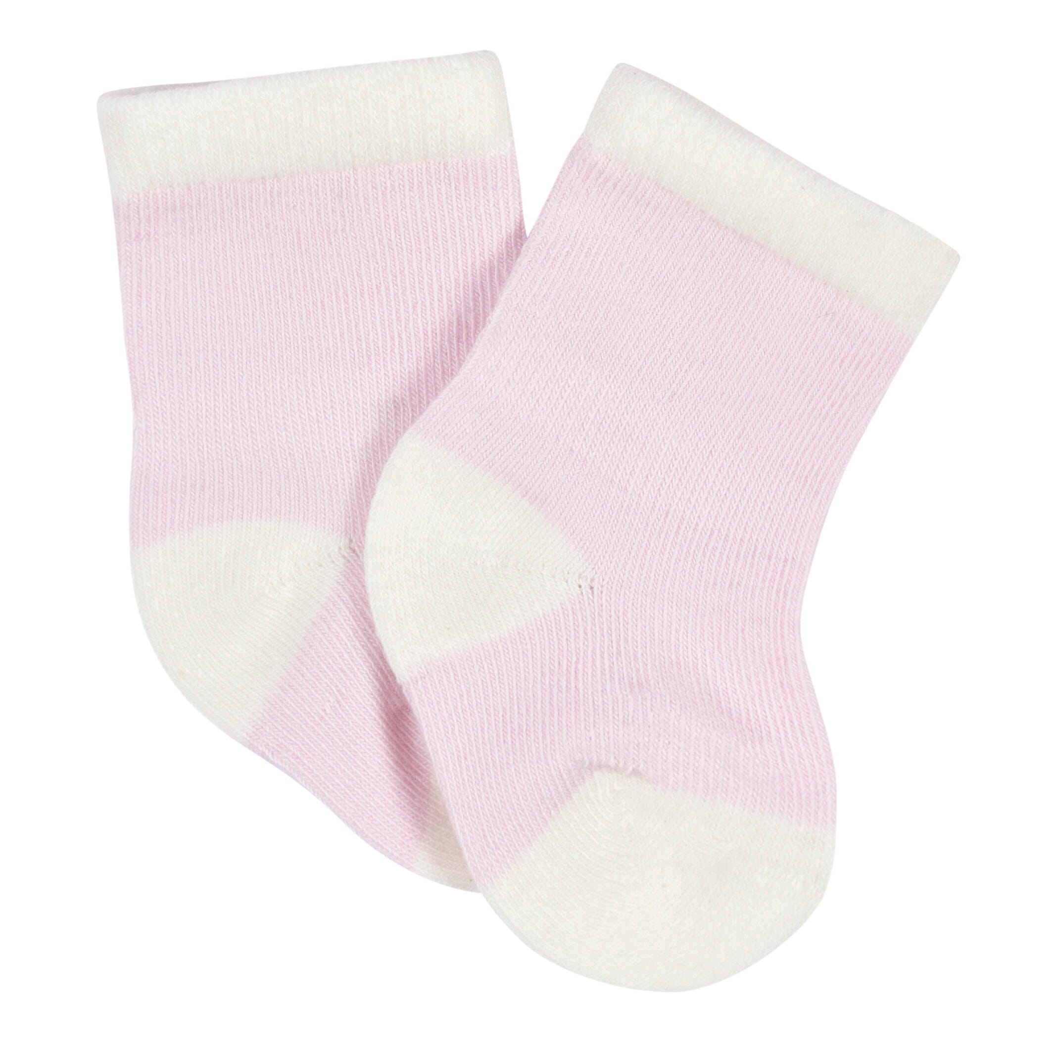 6-Pack Baby Girls Ballerina Wiggle Proof® Socks - Image 8