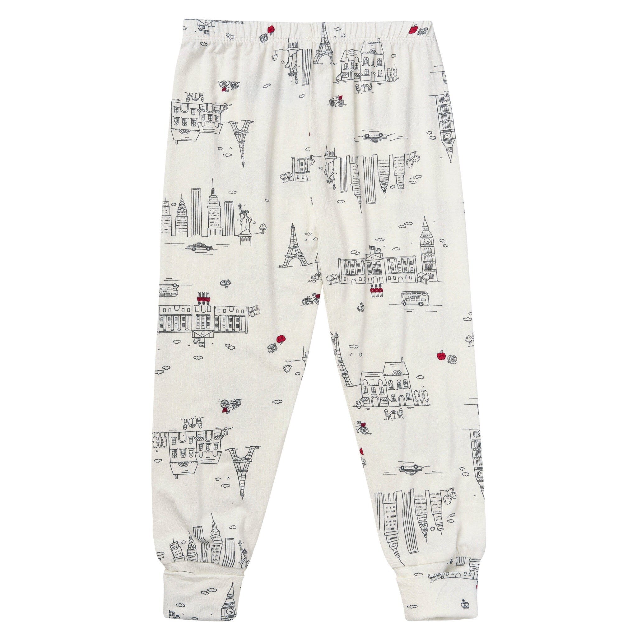 2-Piece Infant & Toddler Neutral Ivory City Snug Fit Pajamas - Image 7