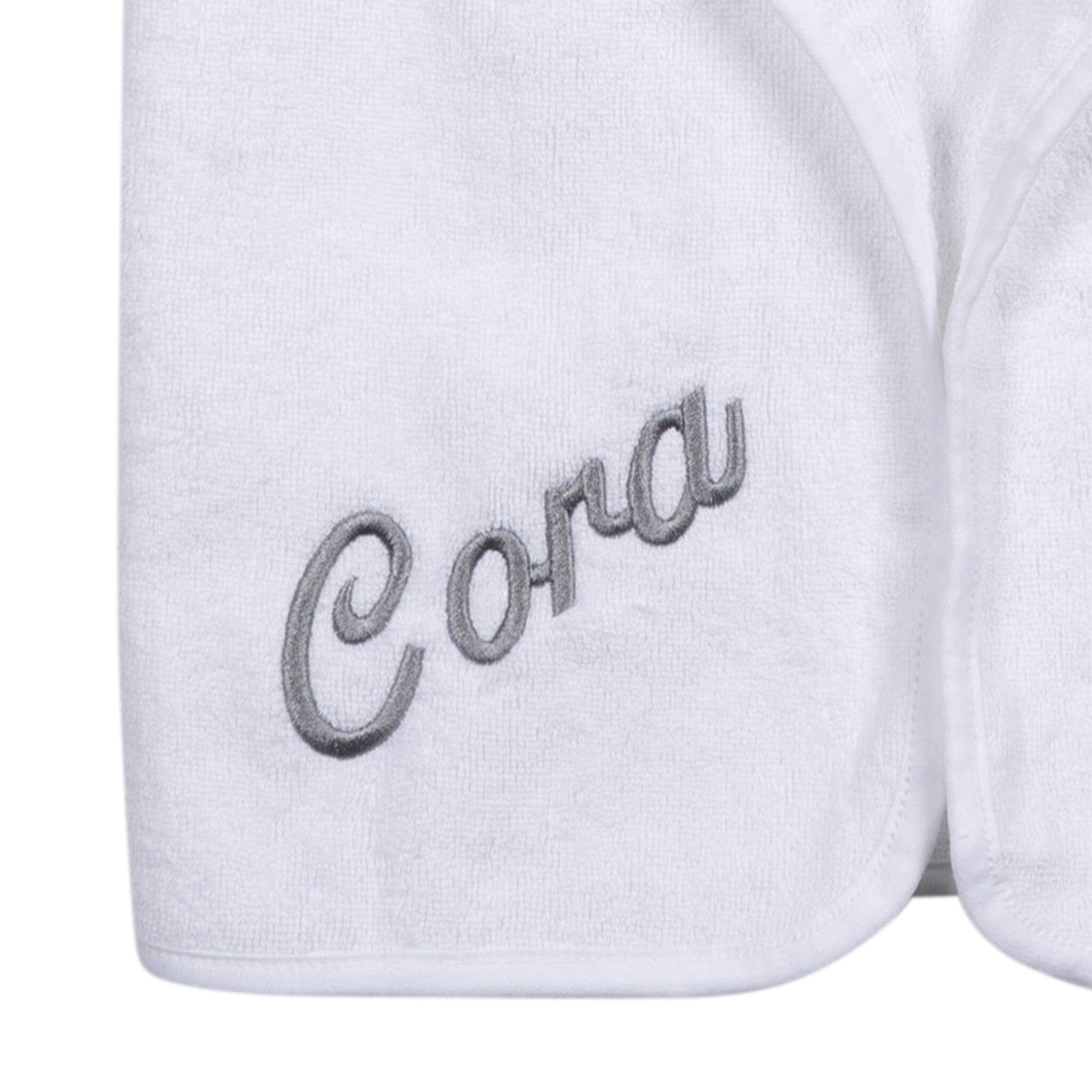 Embroidered 4-Piece Baby Neutral Zebra Towel & Washcloths - Image 2