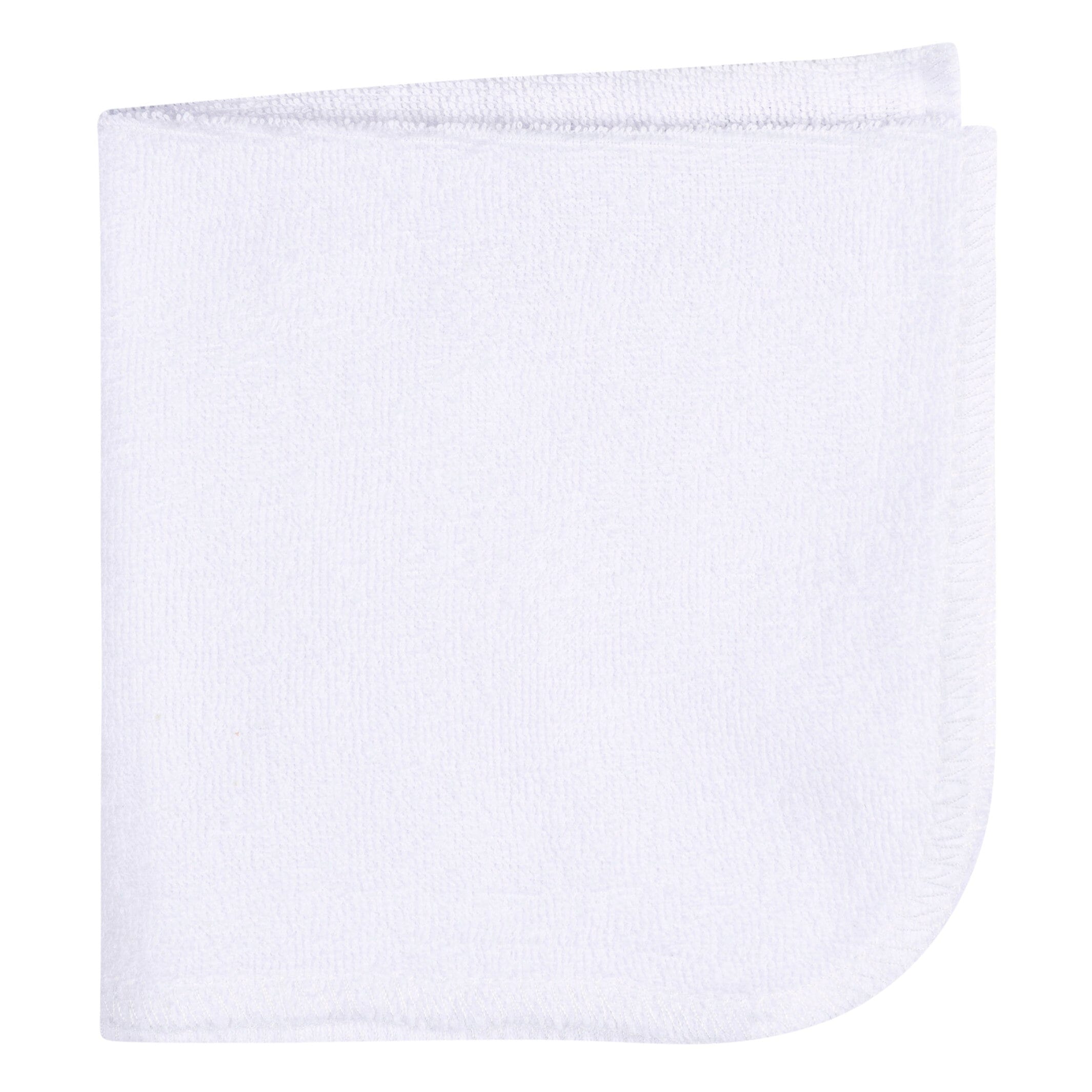 Embroidered 4-Piece Baby Neutral Zebra Towel & Washcloths - Image 5