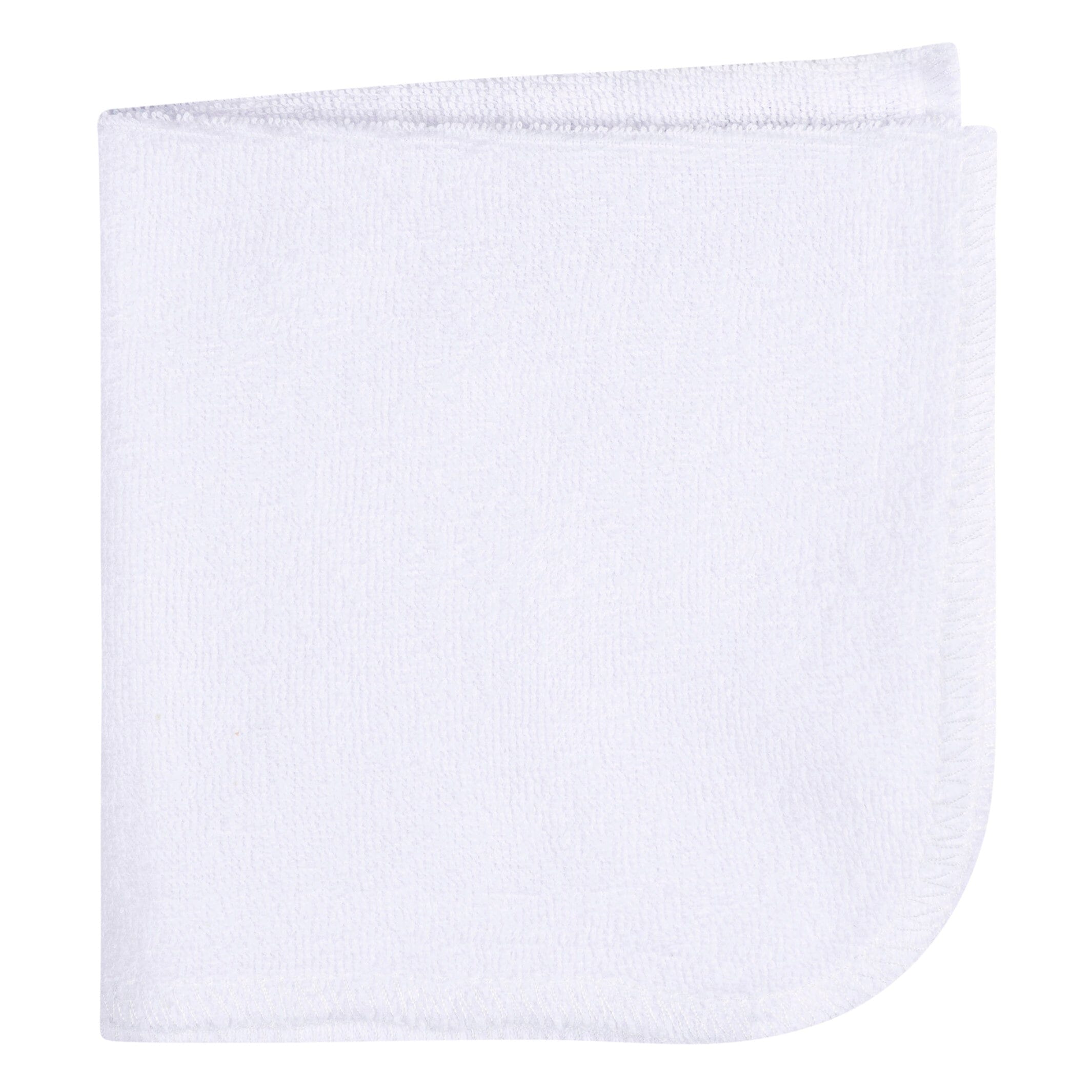 Embroidered 4-Piece Baby Boys Blue Shark Towel & Washcloths Set - Image 7