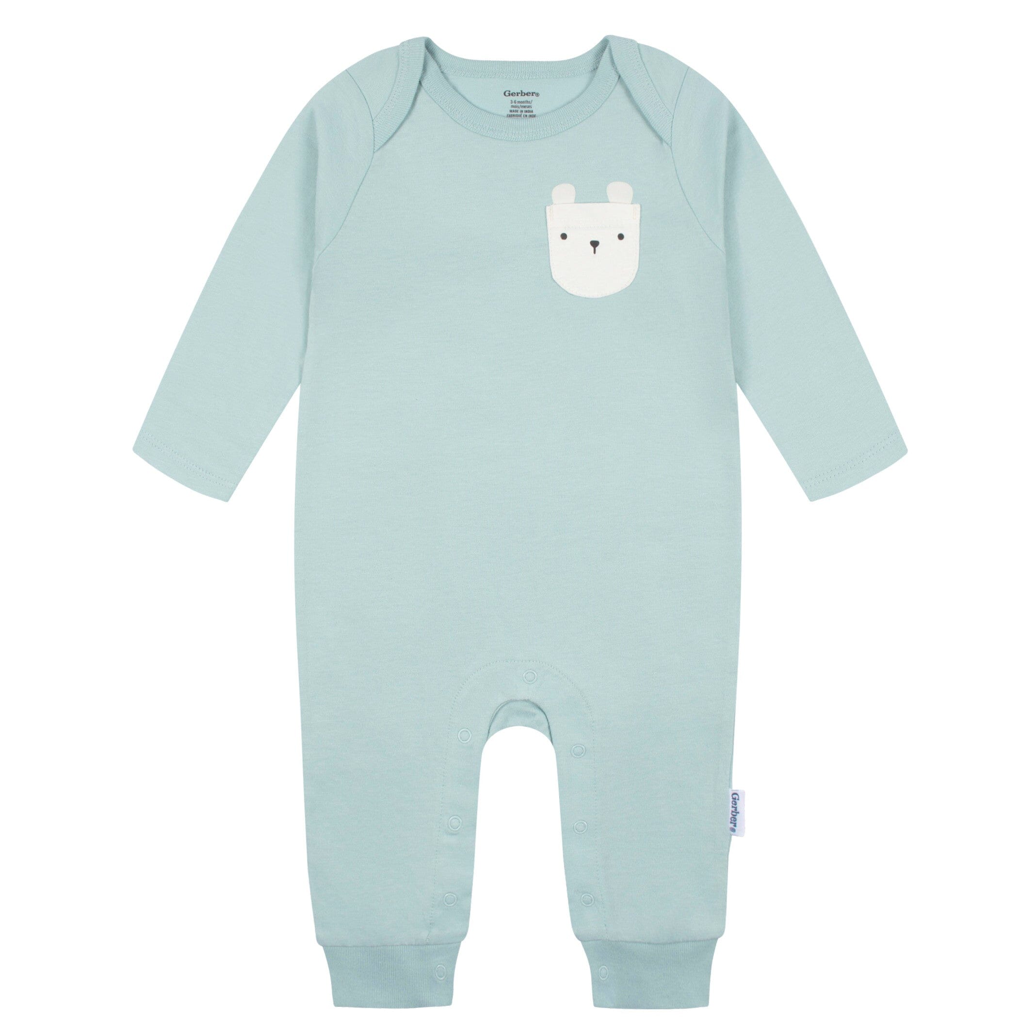 2-Pack Baby Boys Polar Bear Rompers - Image 2