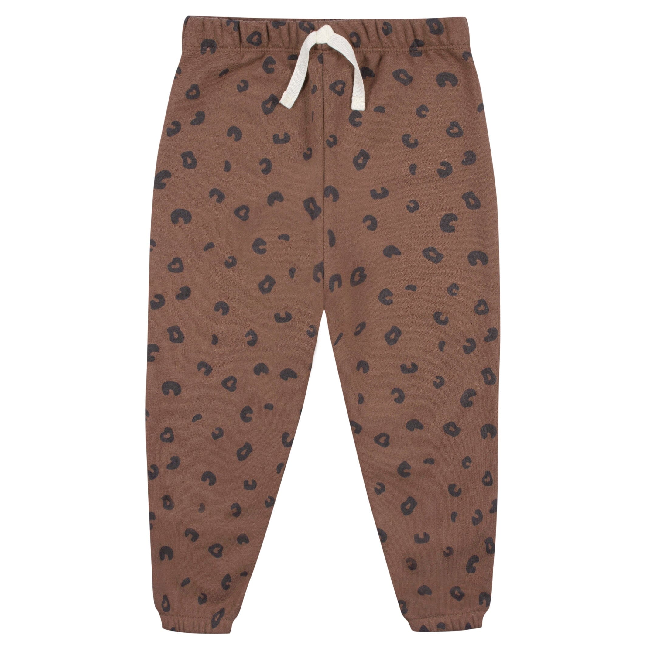 2-Piece Infant and Toddler Girls Leopard Sweatshirt & Pant Set - Image 4