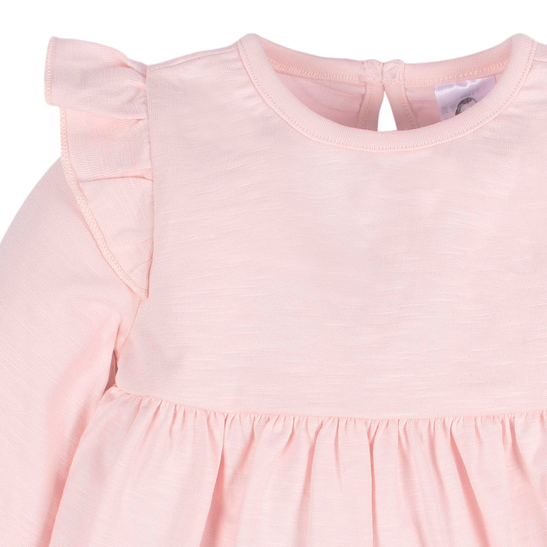 2-Pack Baby & Toddler Girls Leaves Babydoll Dresses - Image 5