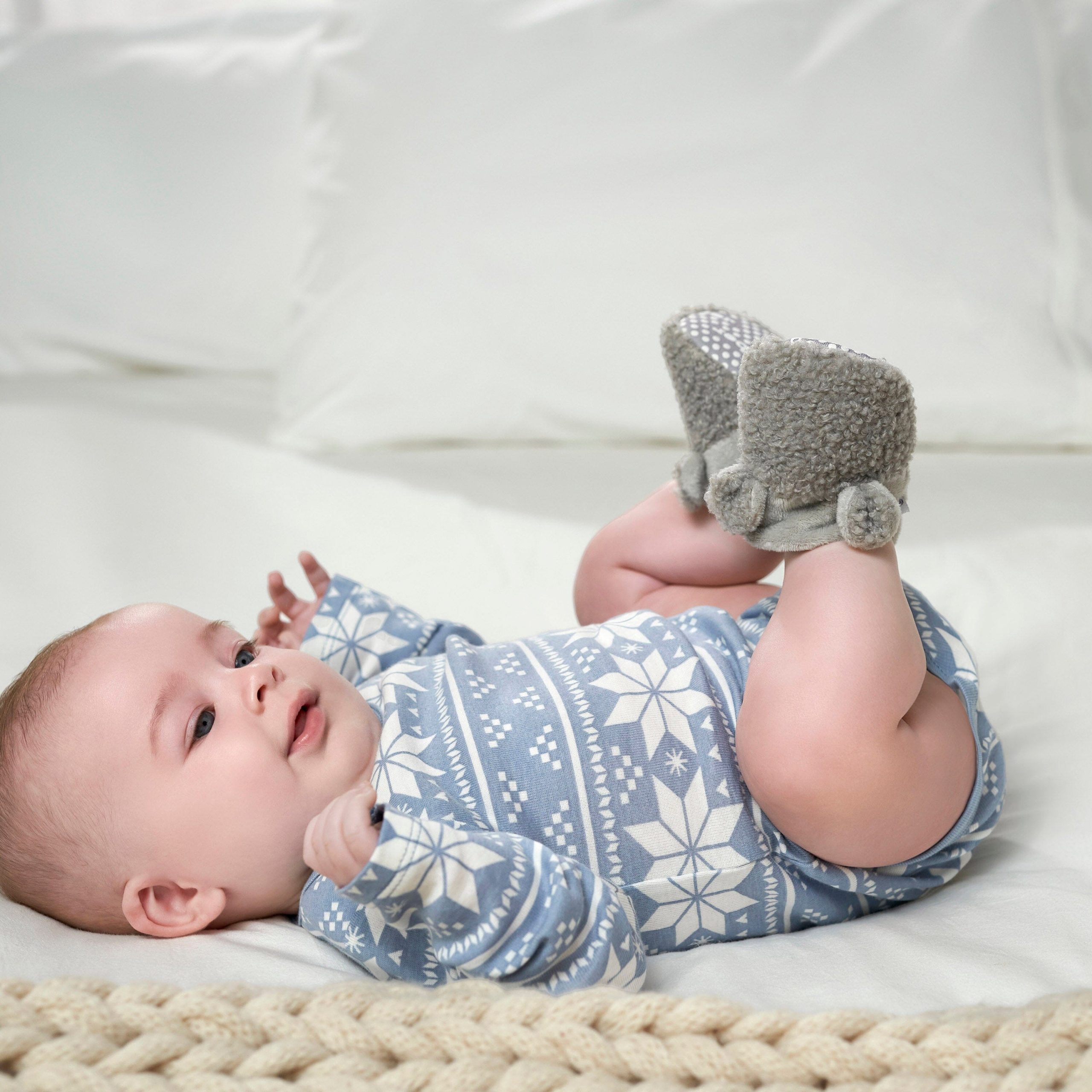 6-Pack Baby Boys Snow Much Fun Onesies® Bodysuits - Image 3