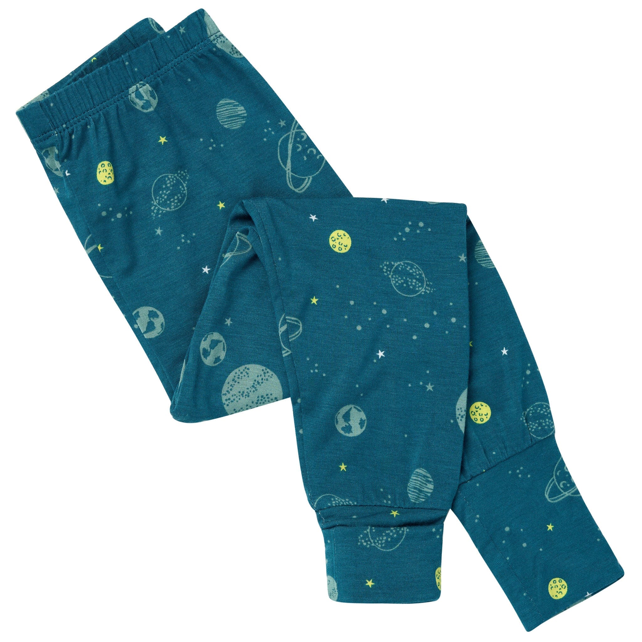 2-Piece Infant & Toddler Boys Blue Space Snug Fit Pajamas - Image 7