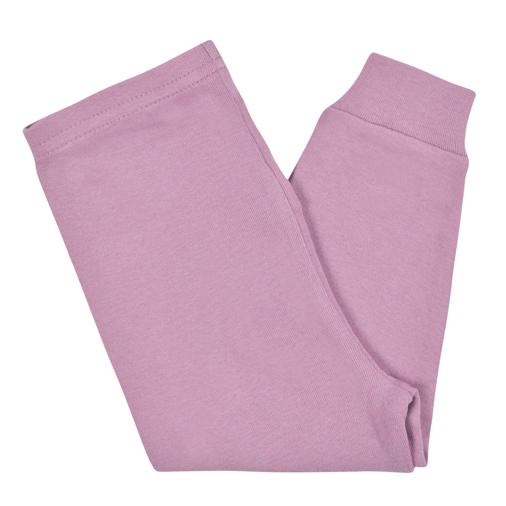 4-Piece Infant & Toddler Girls Purple Woodland Snug Fit Cotton Pajamas - Image 8