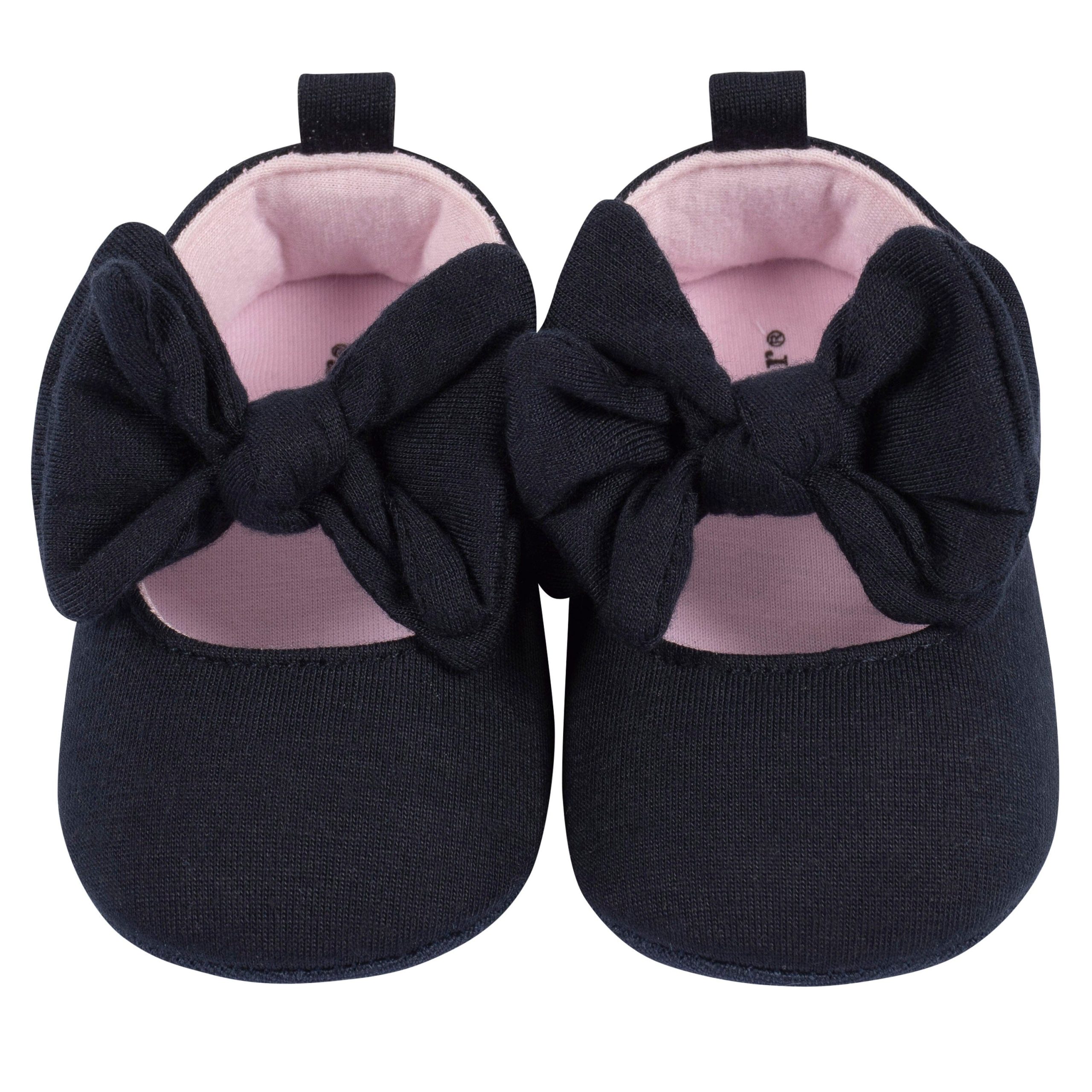 Baby Girls Black Ballet Slipper - Image 4