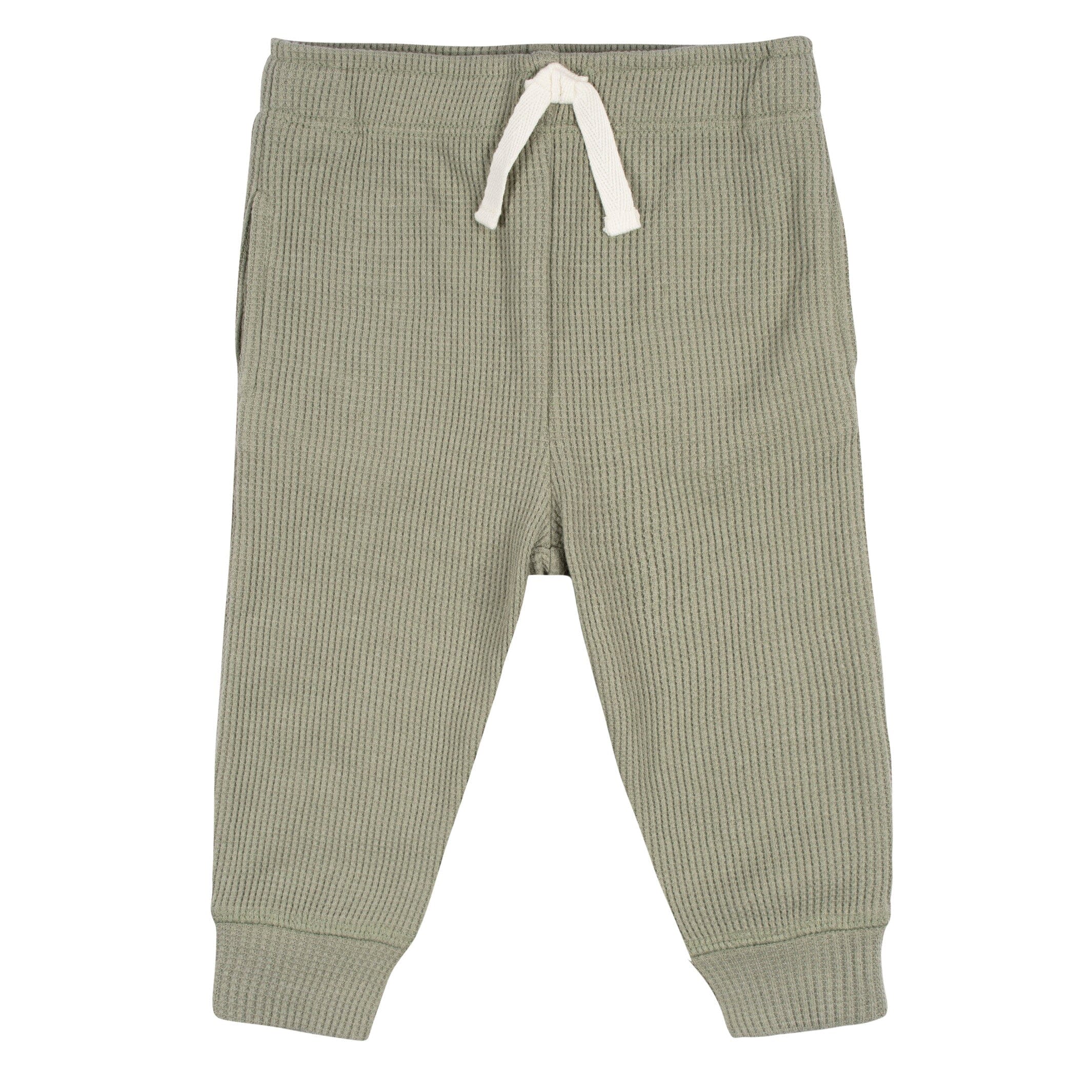 2-Piece Baby Boys Green Top & Jogger Set - Image 5