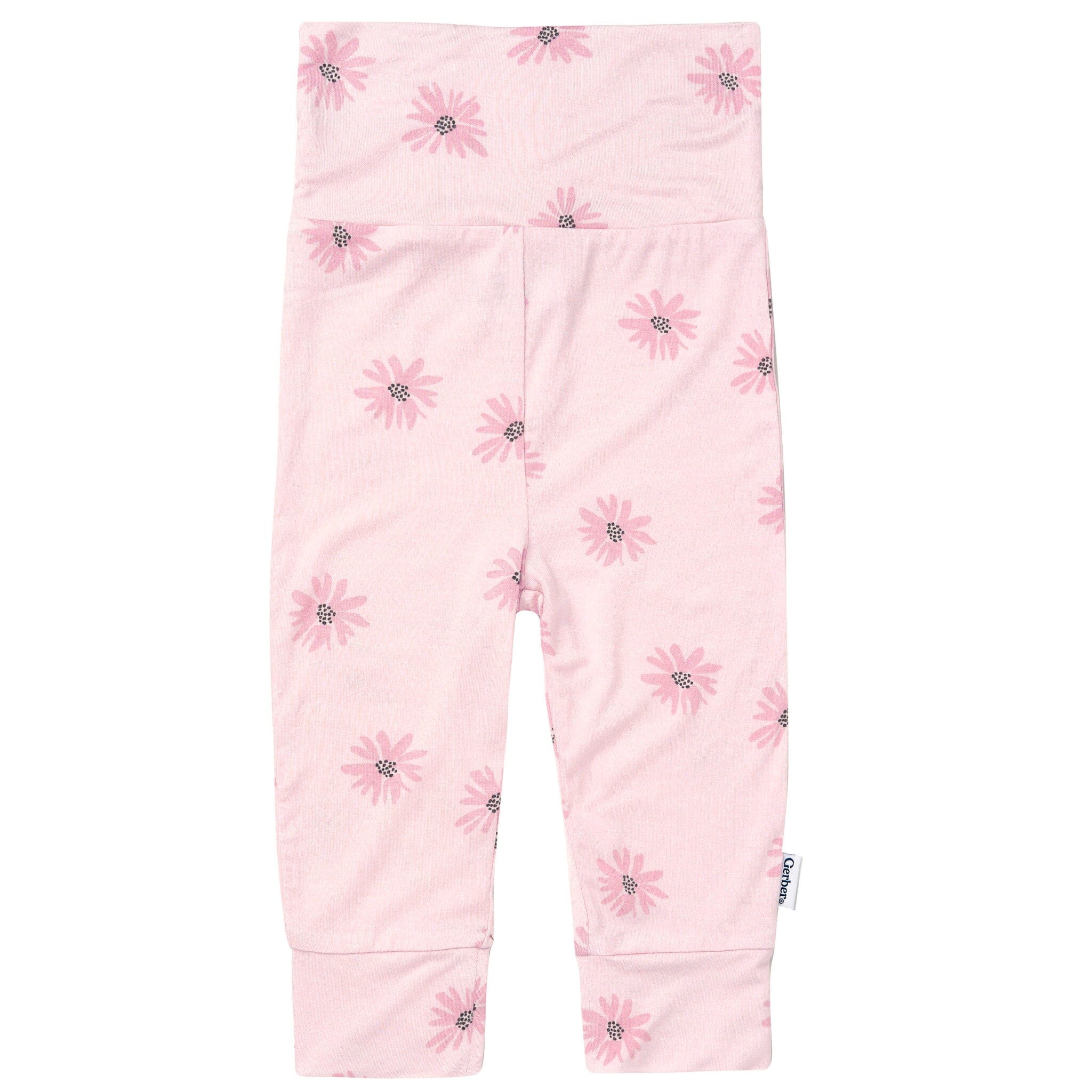 2-Piece Baby Girls Pink Floral Onesie® Pant Set - Image 7
