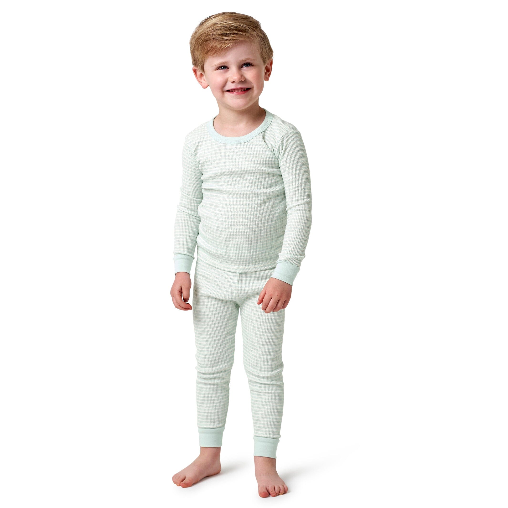 2-Piece Infant & Toddler Boys Stripe Snug Fit Pajama Set - Image 2