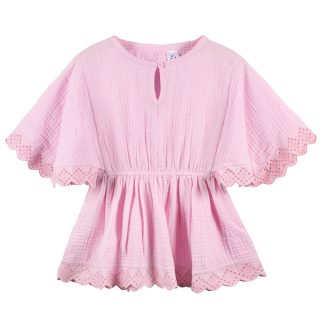 Baby & Toddler Girls Light Pink Gauze Kaftan Swim Coverup