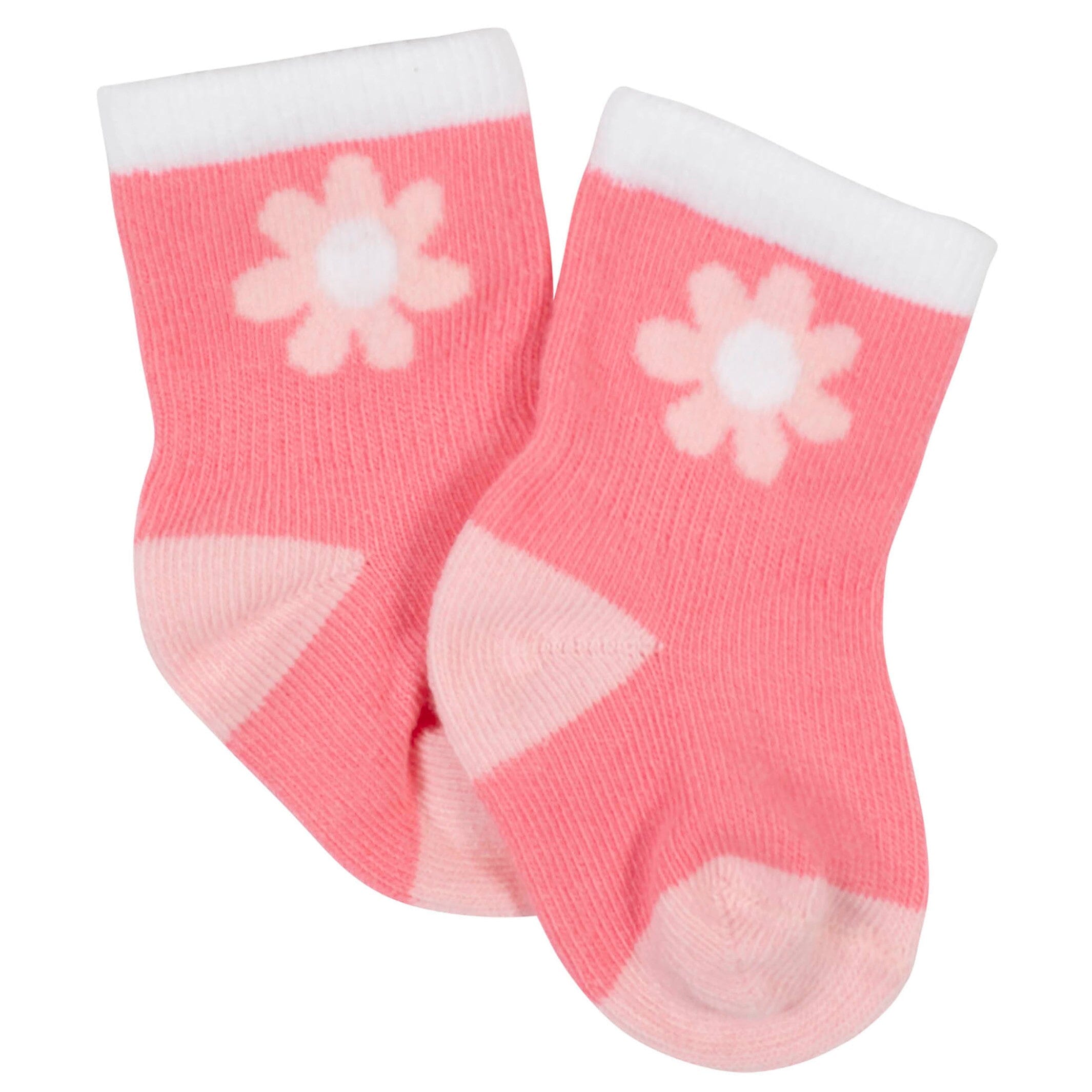 12-Pack Baby Girls Love, Floral, & Fairy Tale Wiggle-Proof™ Socks - Image 13