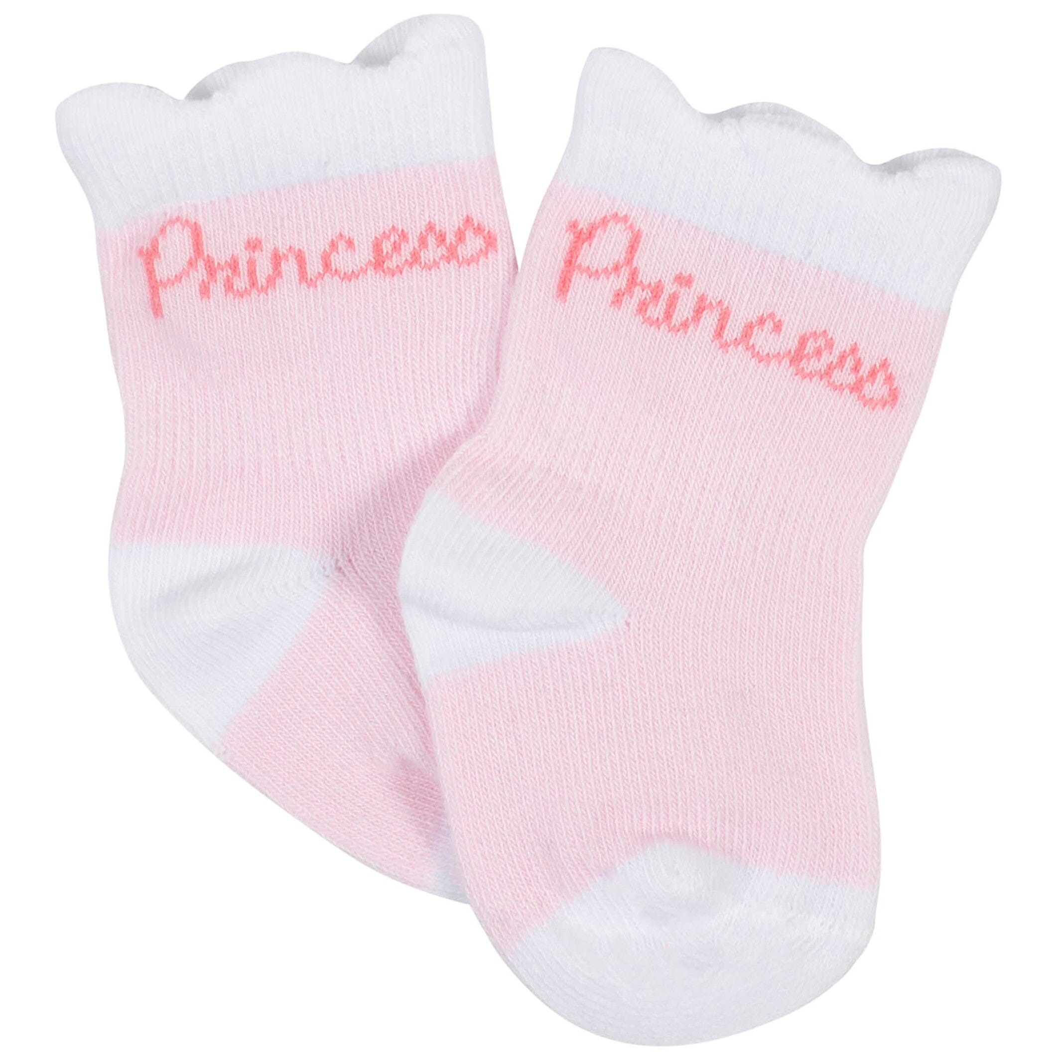 12-Pack Baby Girls Love, Floral, & Fairy Tale Wiggle-Proof™ Socks - Image 5