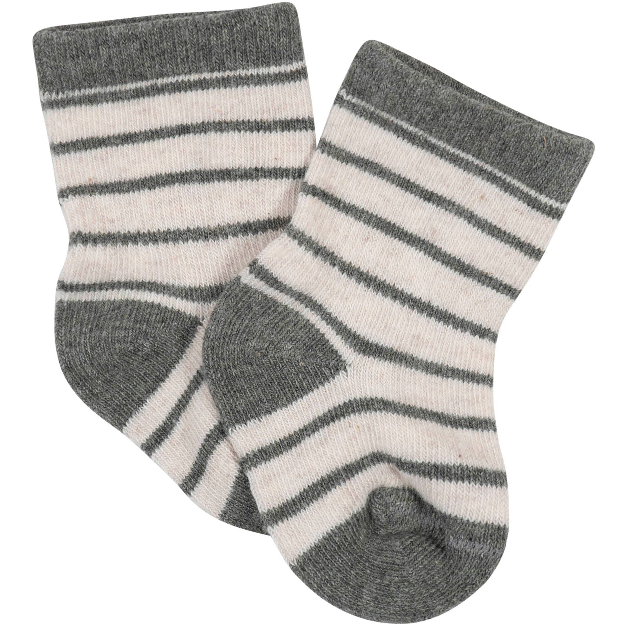 12-Pack Baby Boys Dino, Lion, & Camping Wiggle-Proof™ Socks - Image 7
