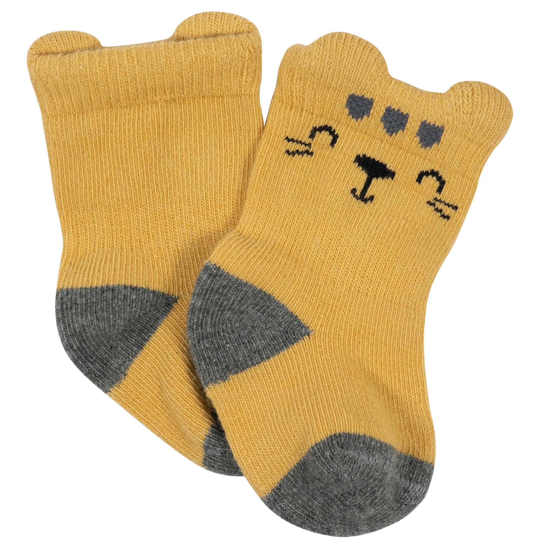 12-Pack Baby Boys Dino, Lion, & Camping Wiggle-Proof™ Socks - Image 9