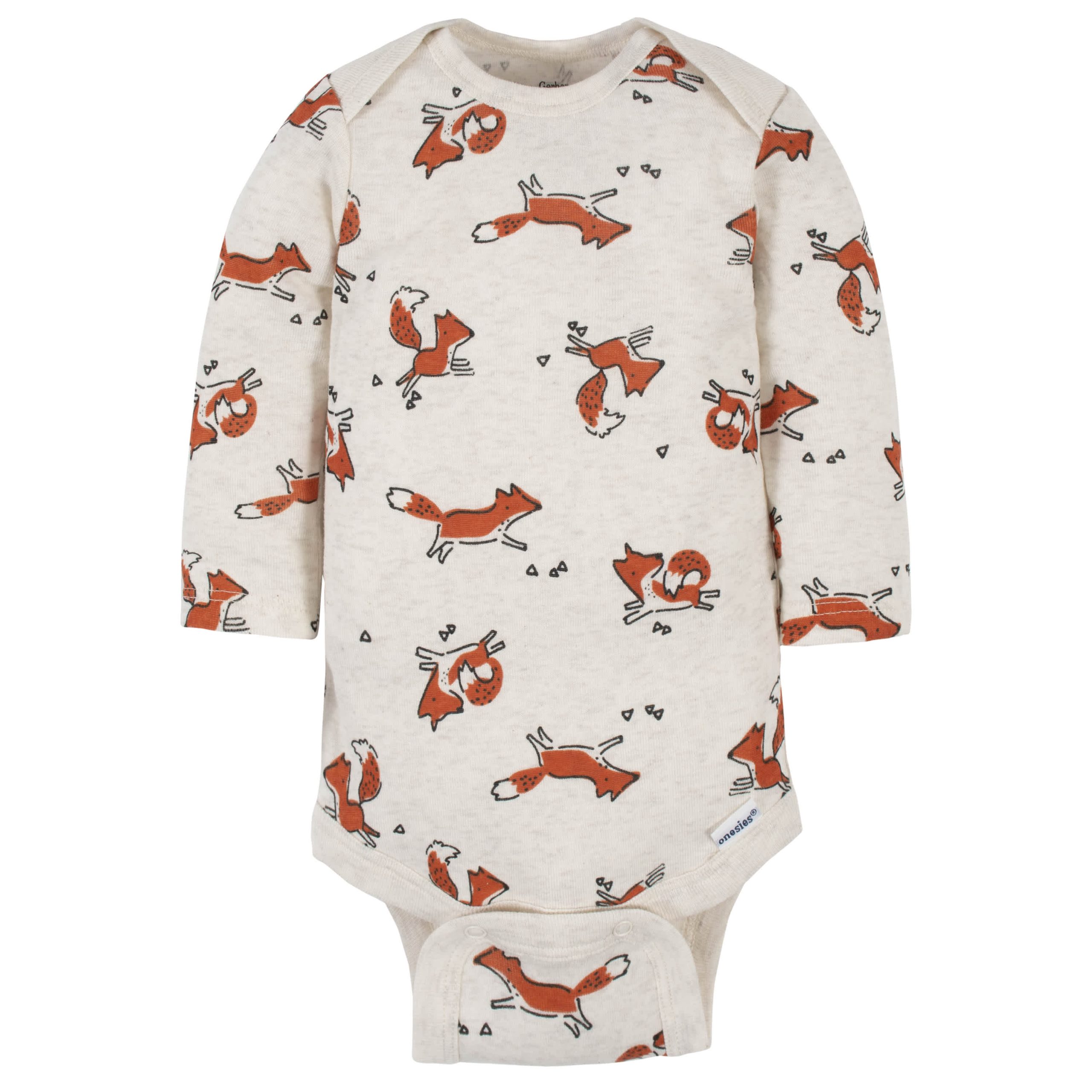 5-Pack Baby Boys Fox Long Sleeve Onesies® Bodysuits - Image 3