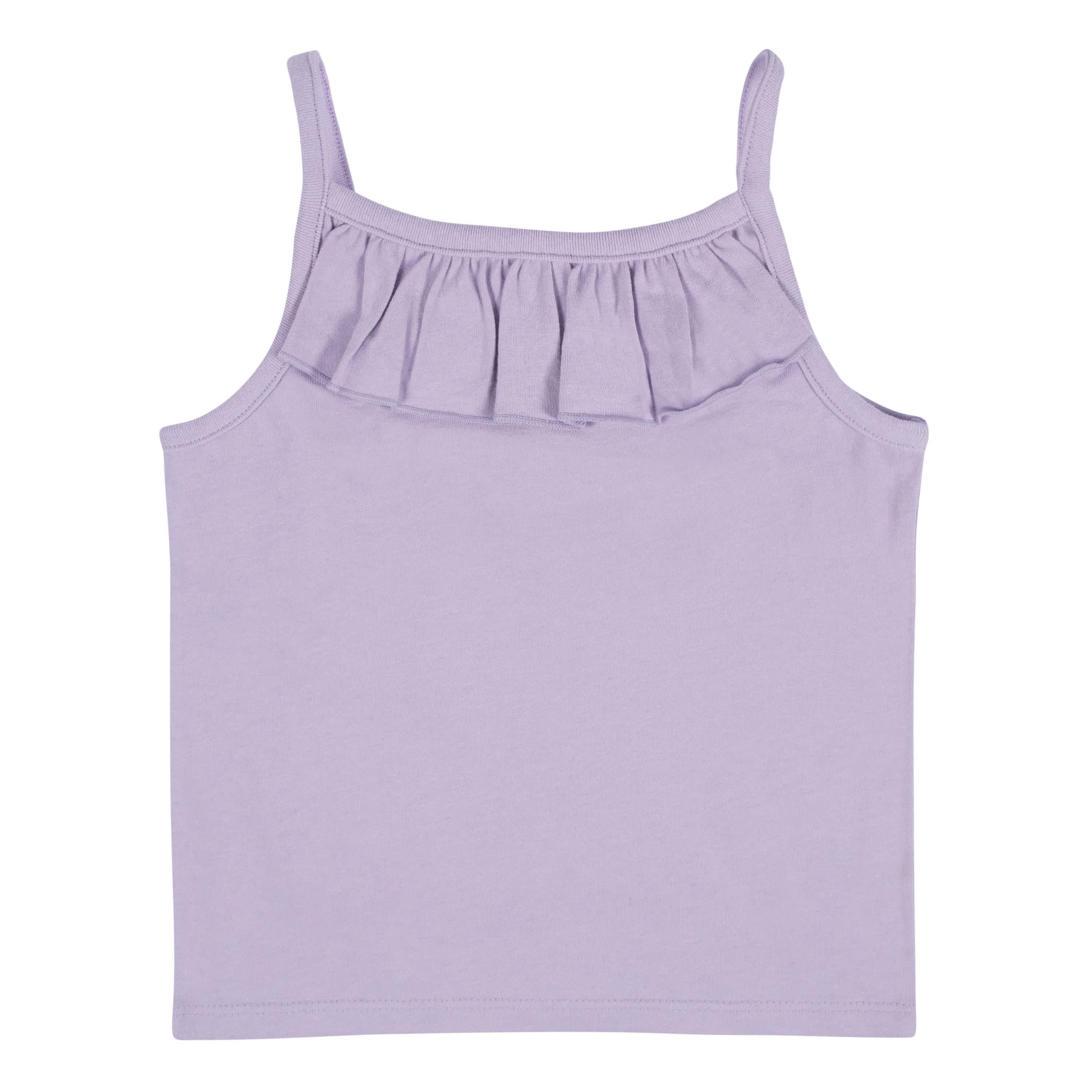 2-Pack Infant Girls Pink & Purple Sleeveless Tops - Image 2