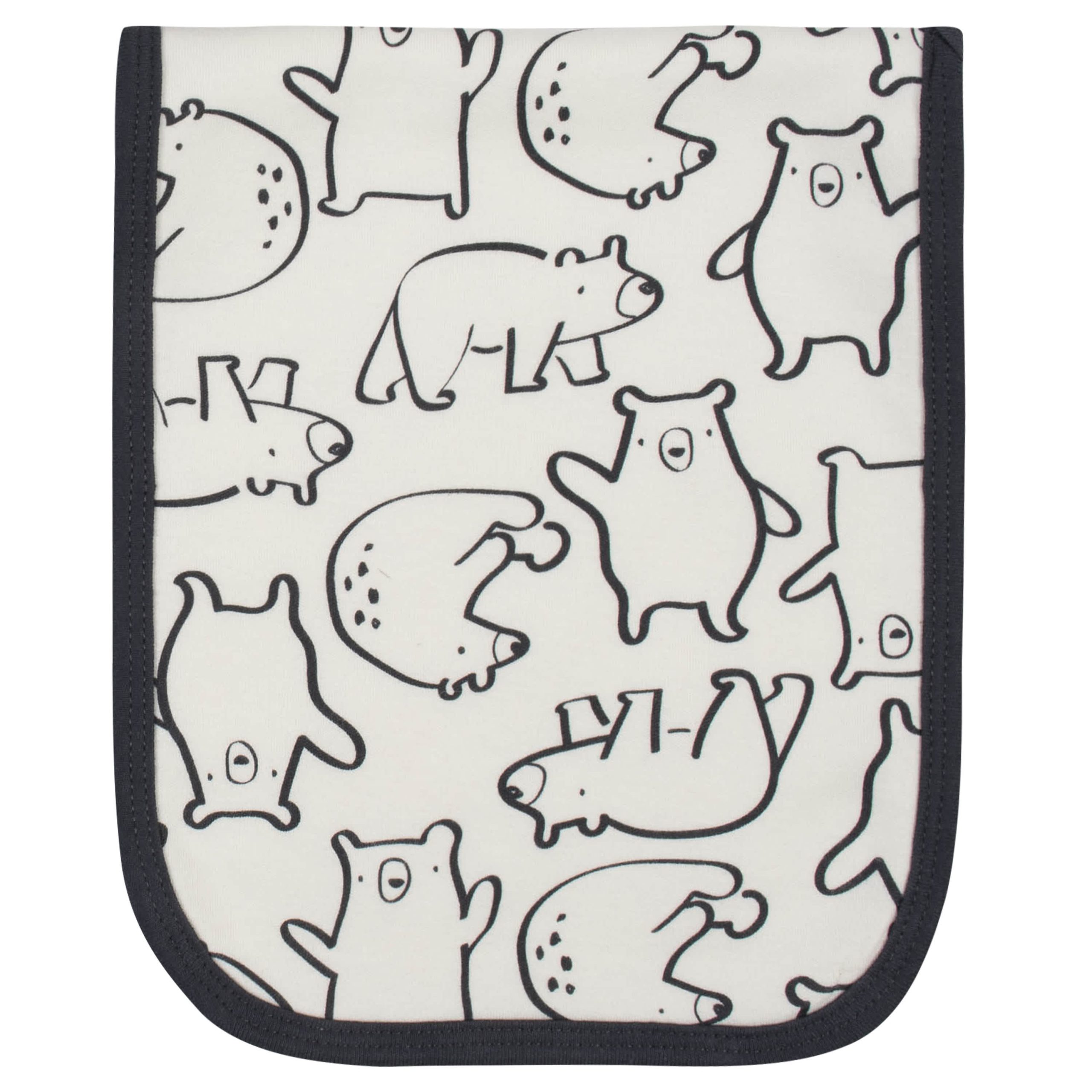 4-Pack Baby Boys Bear Terry Burpcloths - Image 2