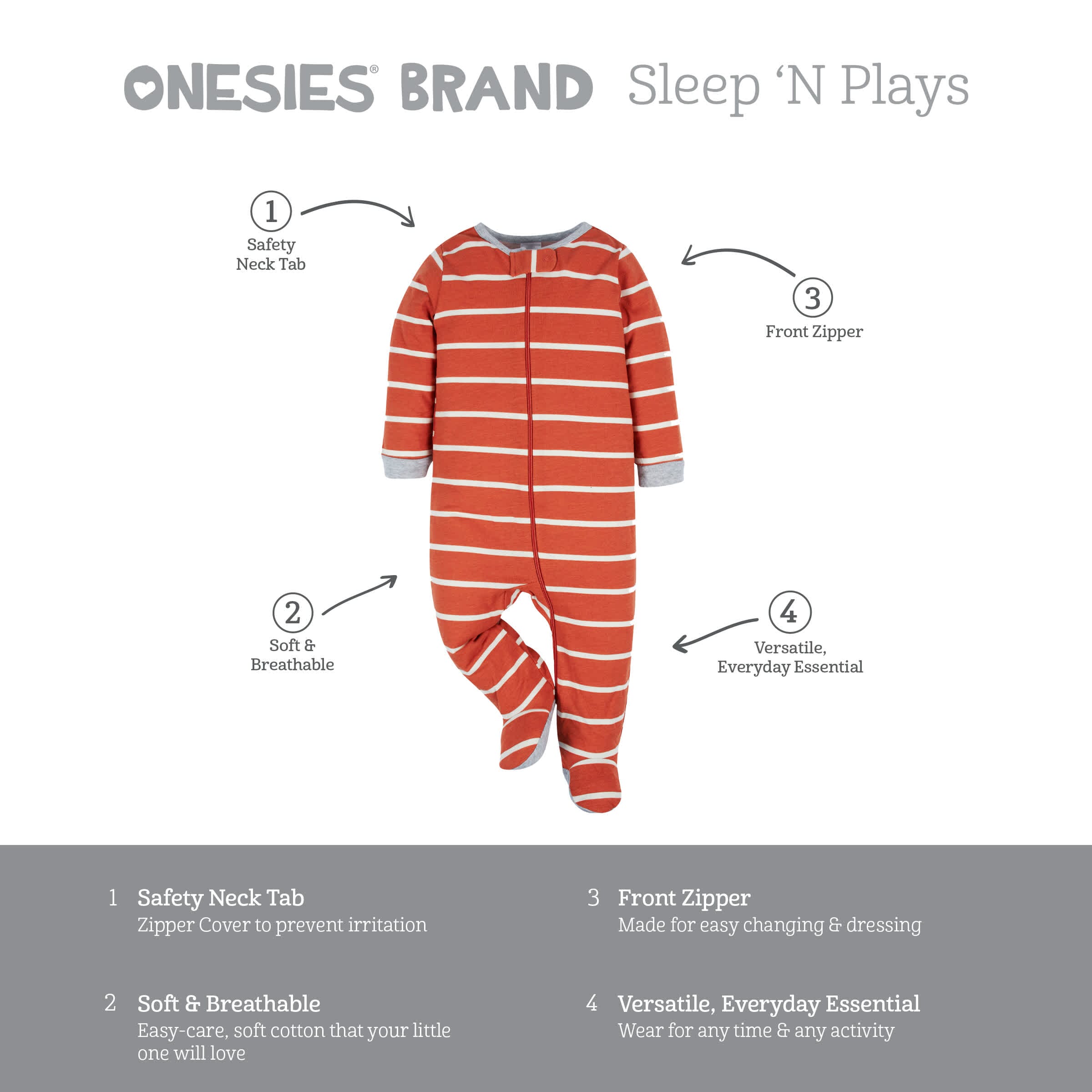 4-Pack Baby Boys Unbearably Cute Sleep 'N Plays - Image 6