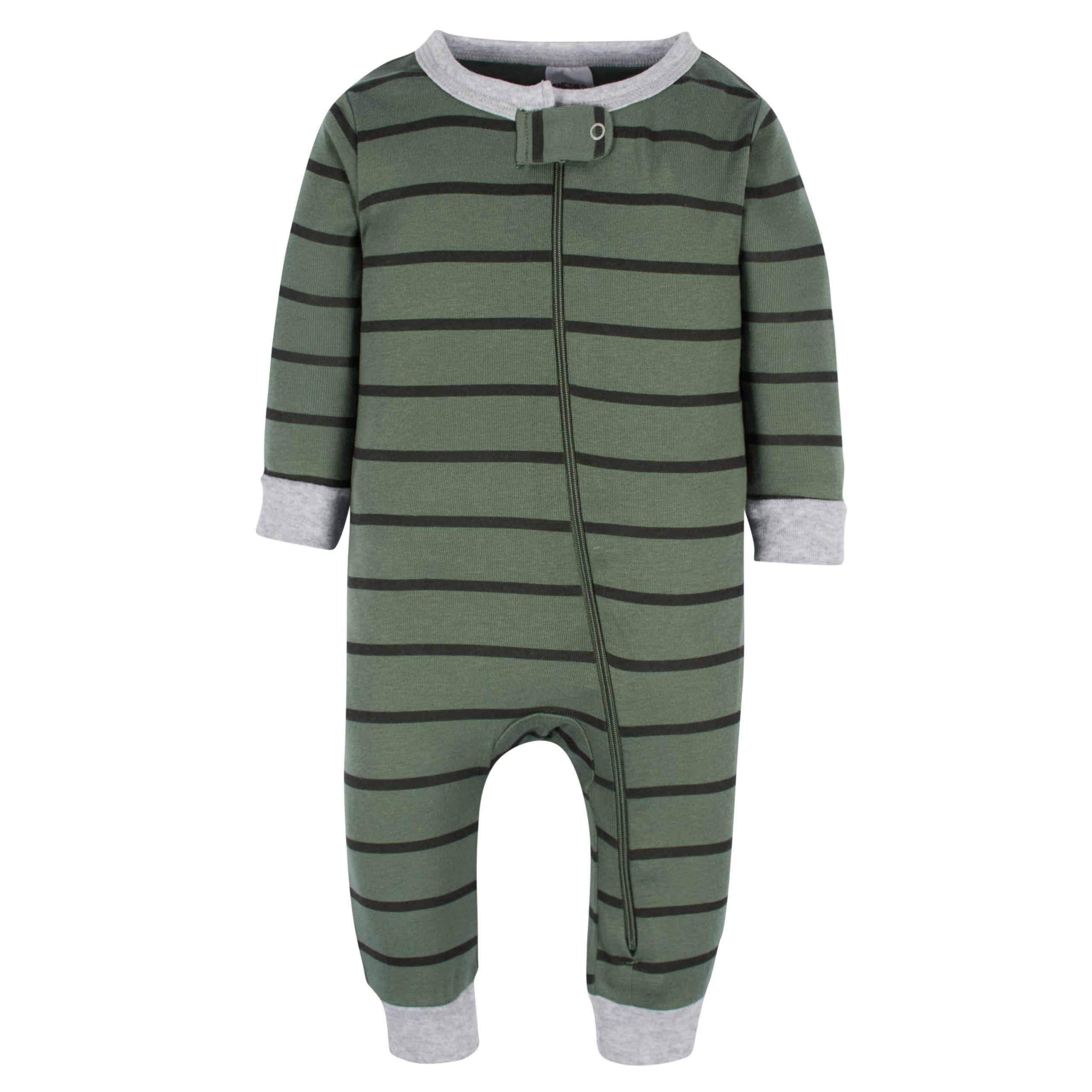 3-Pack Baby & Toddler Boys Unbearably Cute Snug Fit Footless Pajamas - Image 5