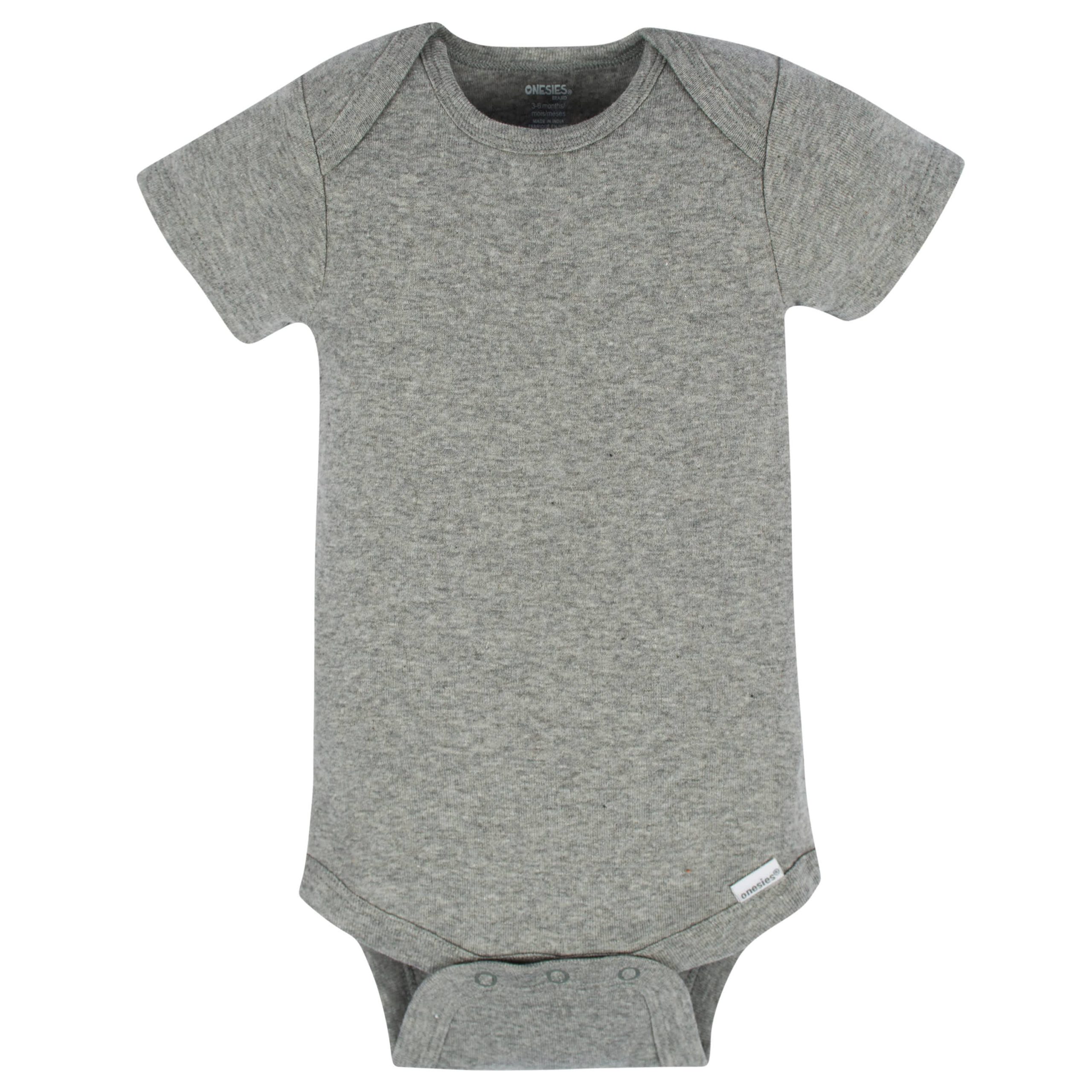 8-Pack Baby Neutral Neutrals Short Sleeve Onesies® Bodysuits - Image 2
