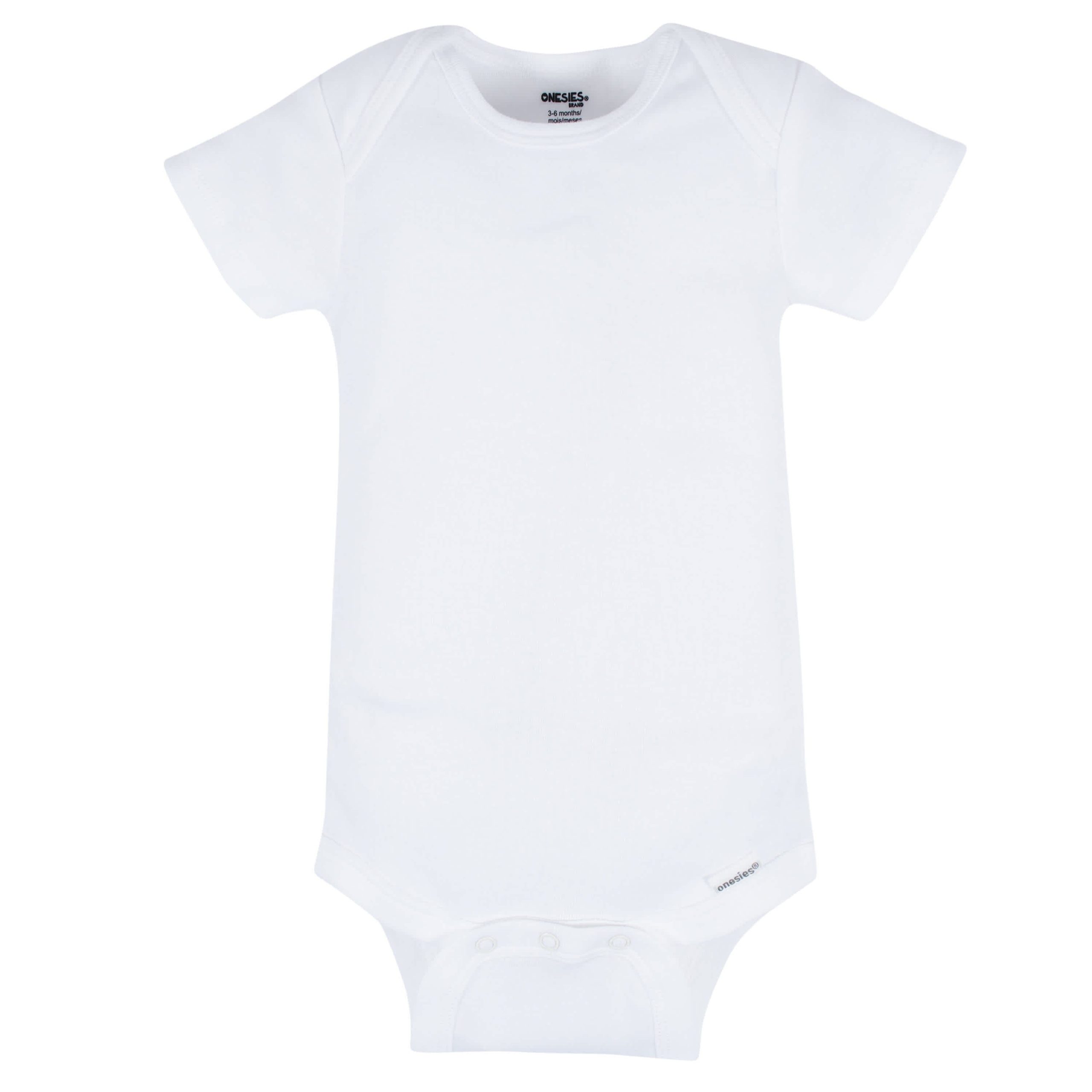 8-Pack Baby Neutral Neutrals Short Sleeve Onesies® Bodysuits - Image 3