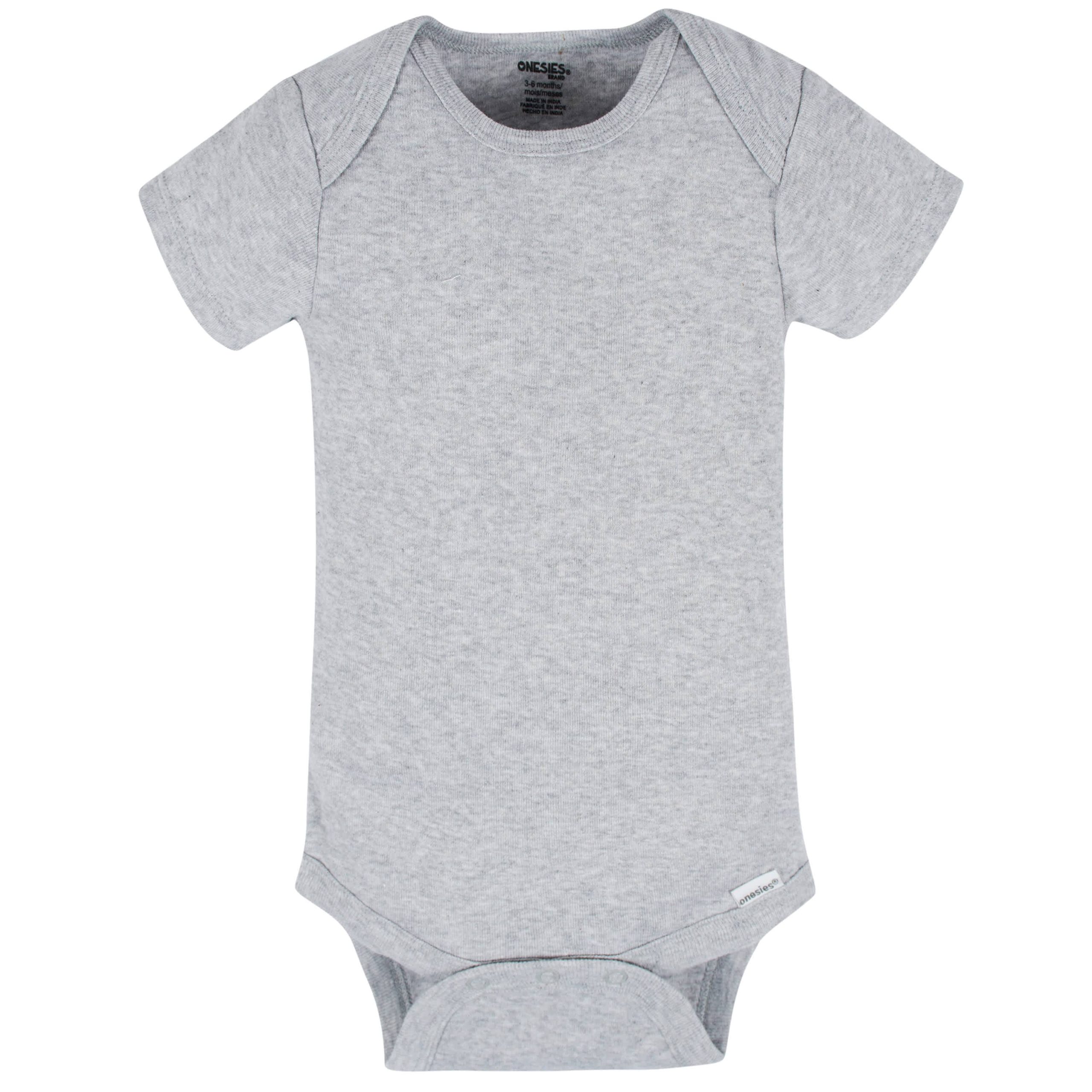 8-Pack Baby Neutral Neutrals Short Sleeve Onesies® Bodysuits - Image 4
