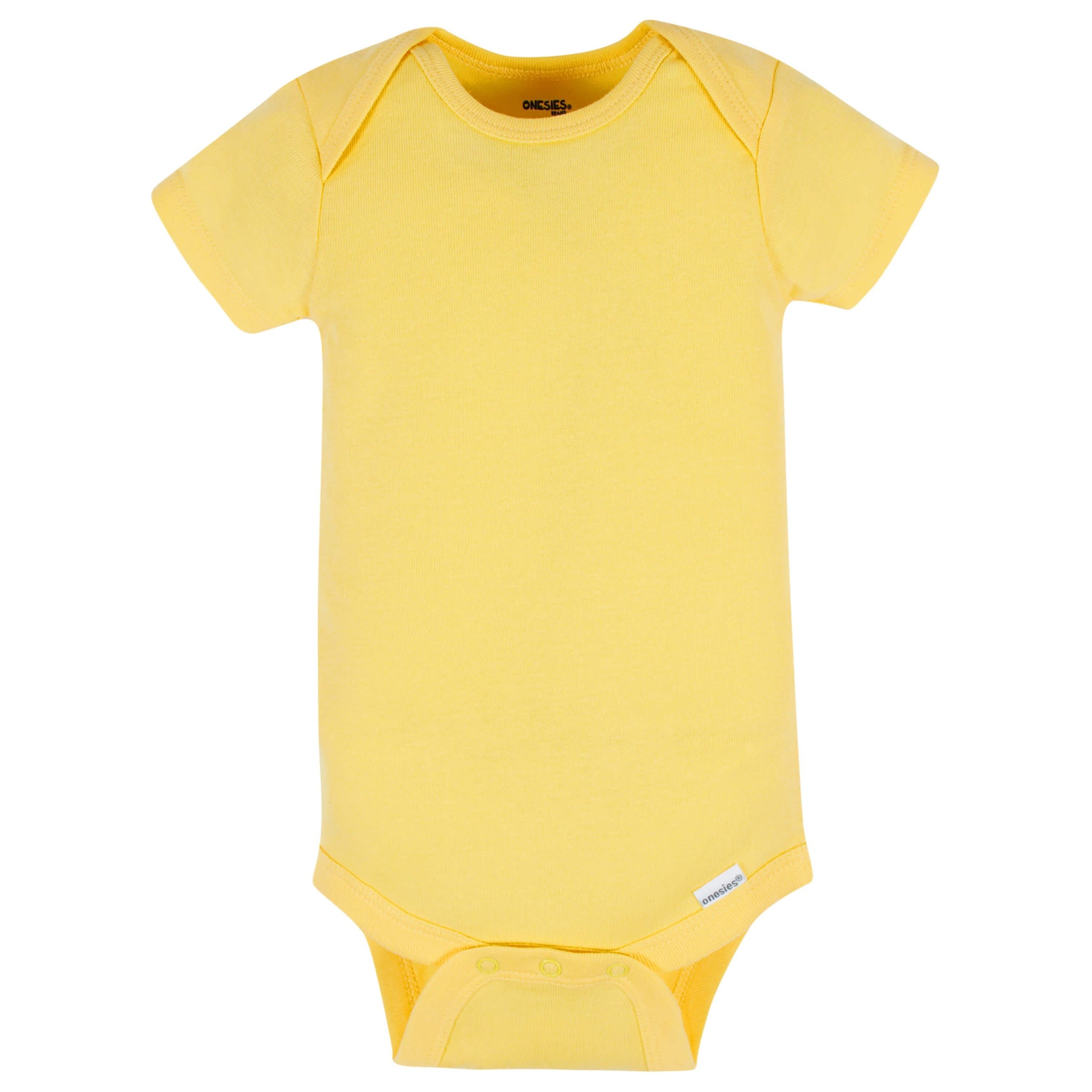 8-Pack Baby Neutral Pastel Rainbow Short Sleeve Onesies® Bodysuits - Image 8