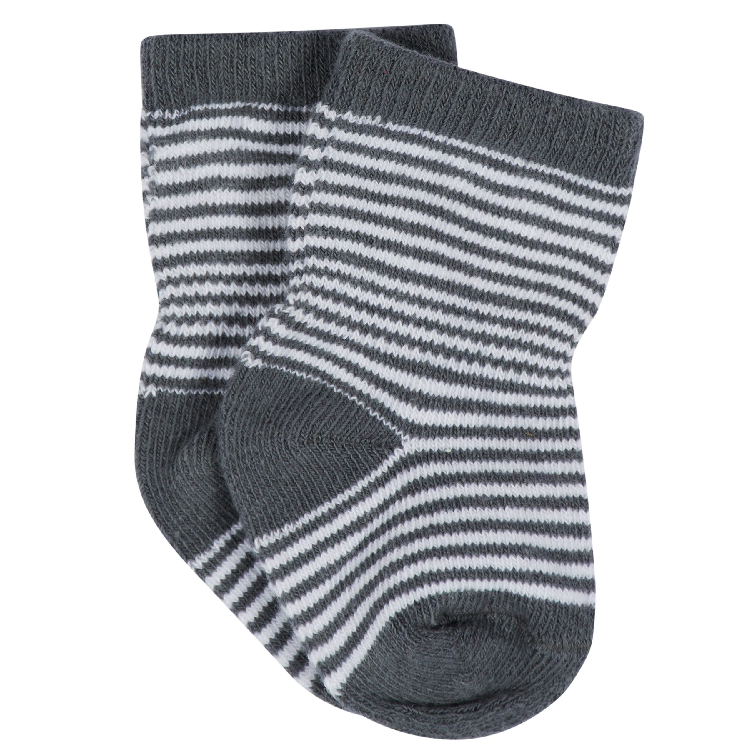 12-Pack Baby & Toddler Boys Unbearably Cute Jersey Crew Wiggle Proof® Socks - Image 7
