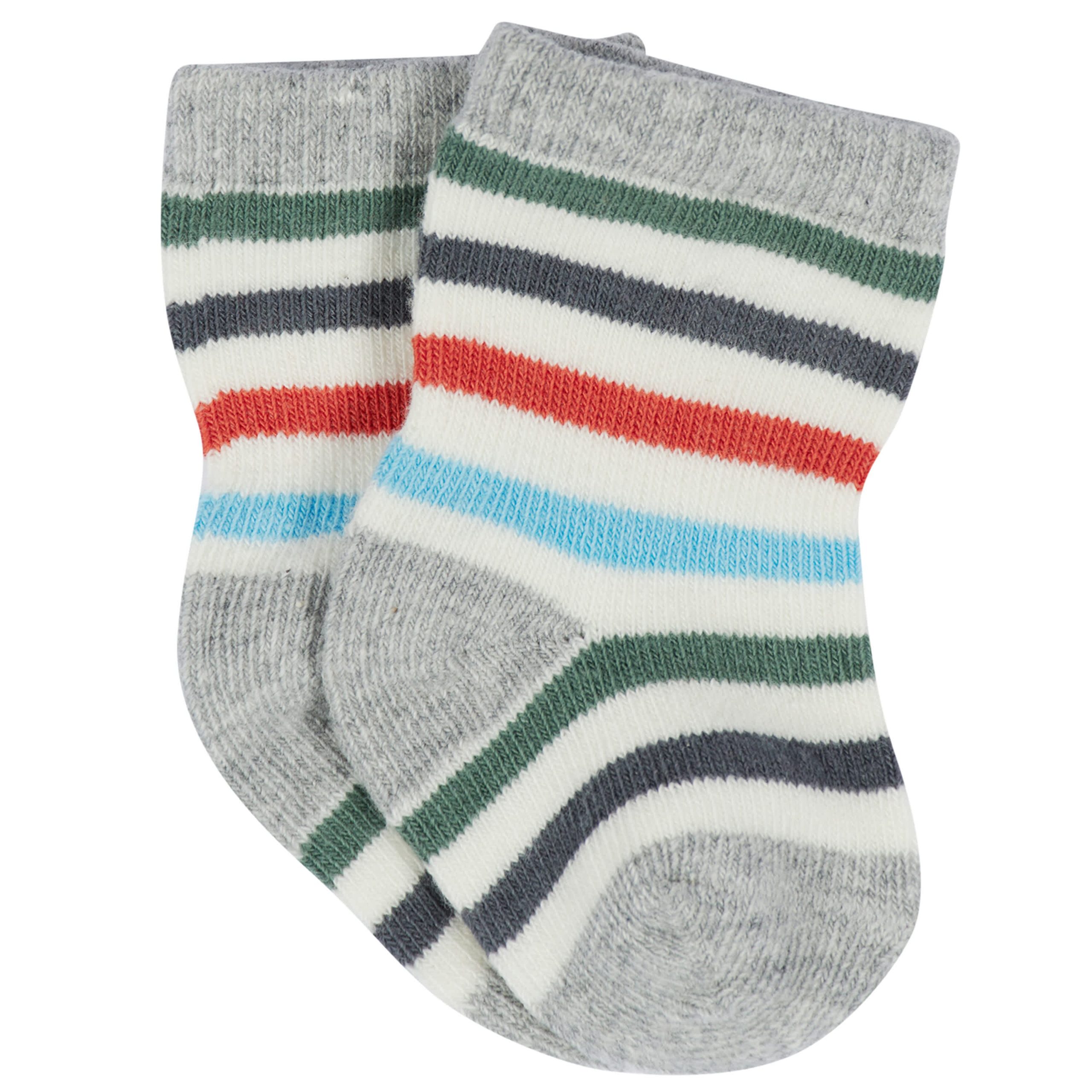 12-Pack Baby & Toddler Boys Unbearably Cute Jersey Crew Wiggle Proof® Socks - Image 8