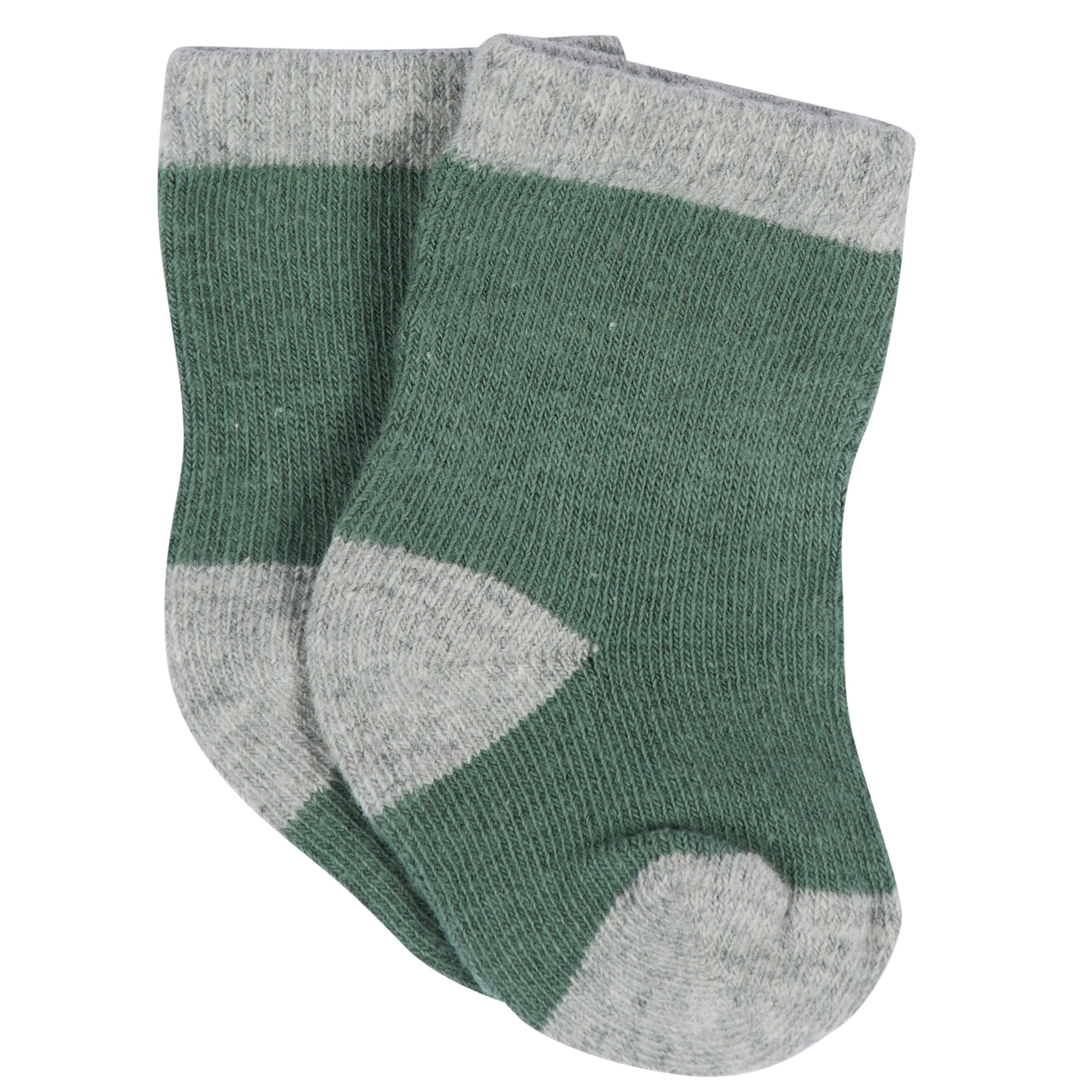 12-Pack Baby & Toddler Boys Unbearably Cute Jersey Crew Wiggle Proof® Socks - Image 9