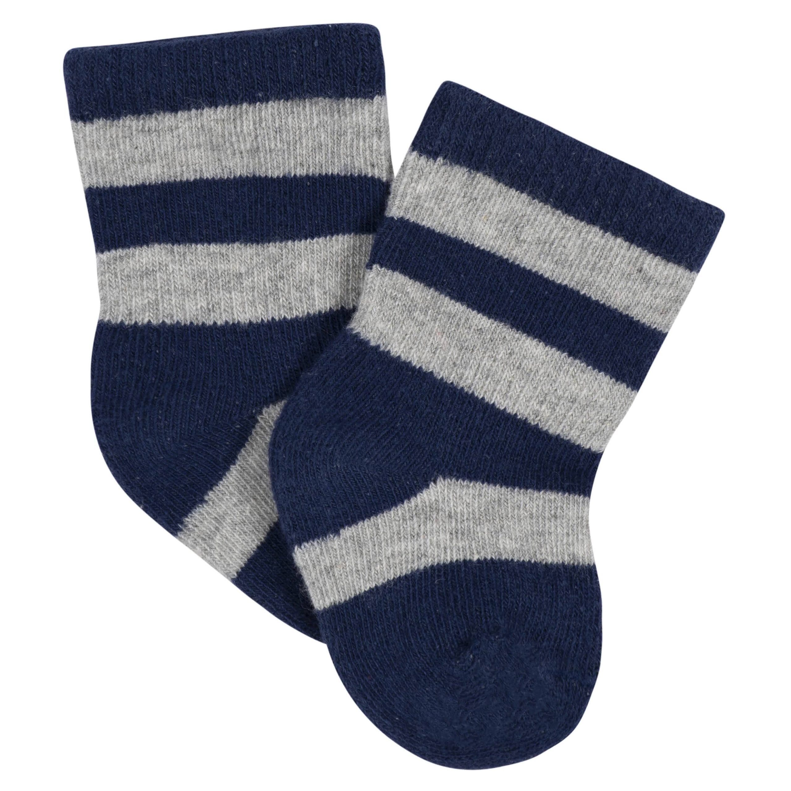 8-Pack Baby Boys All Star Jersey Wiggle Proof® Socks - Image 3