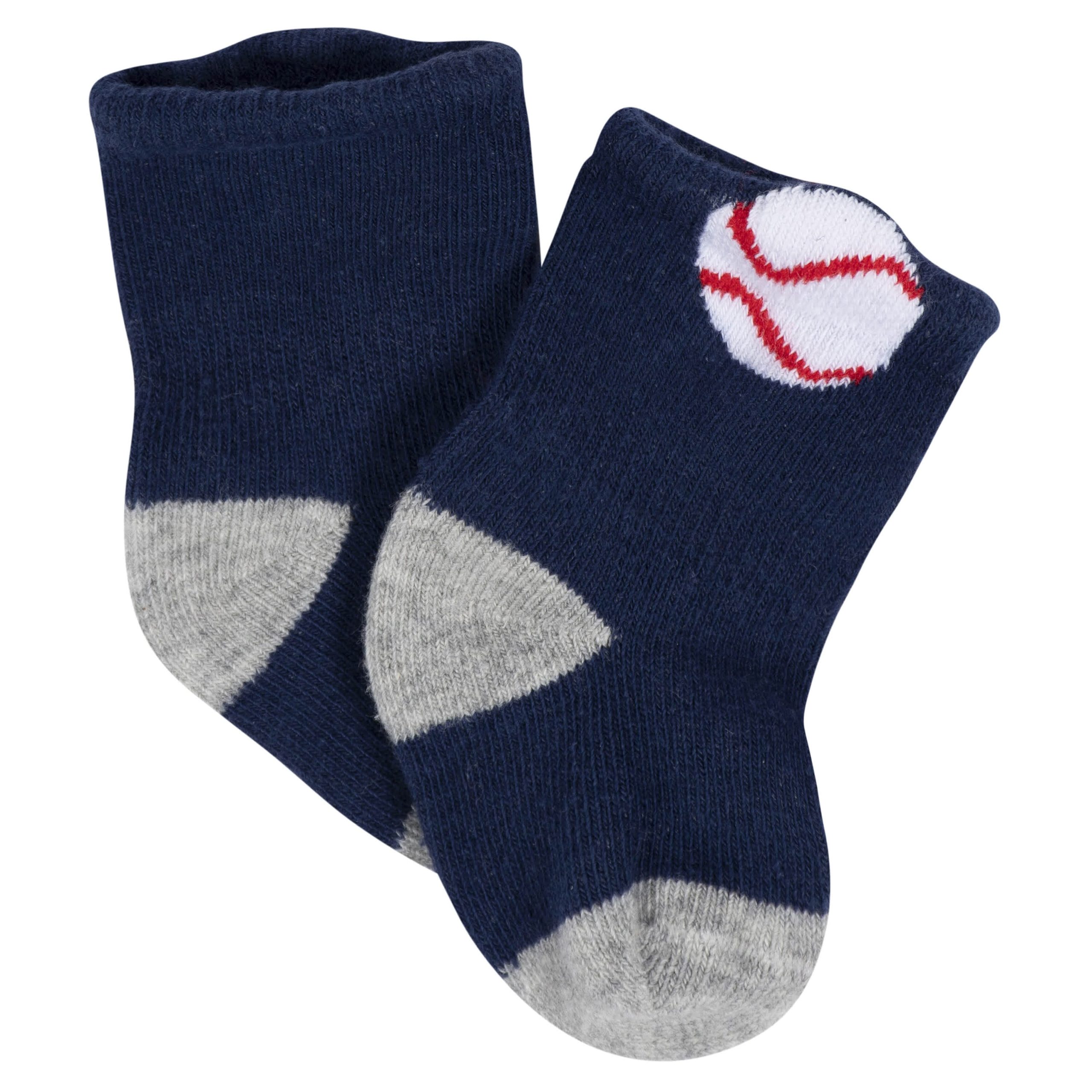 8-Pack Baby Boys All Star Jersey Wiggle Proof® Socks - Image 8