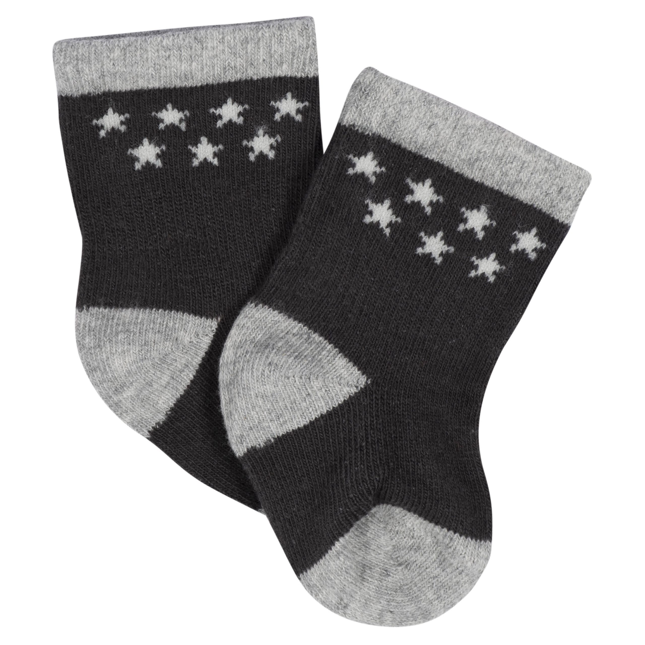 8-Pack Baby Boys Space Explorer Jersey Wiggle Proof® Socks - Image 8