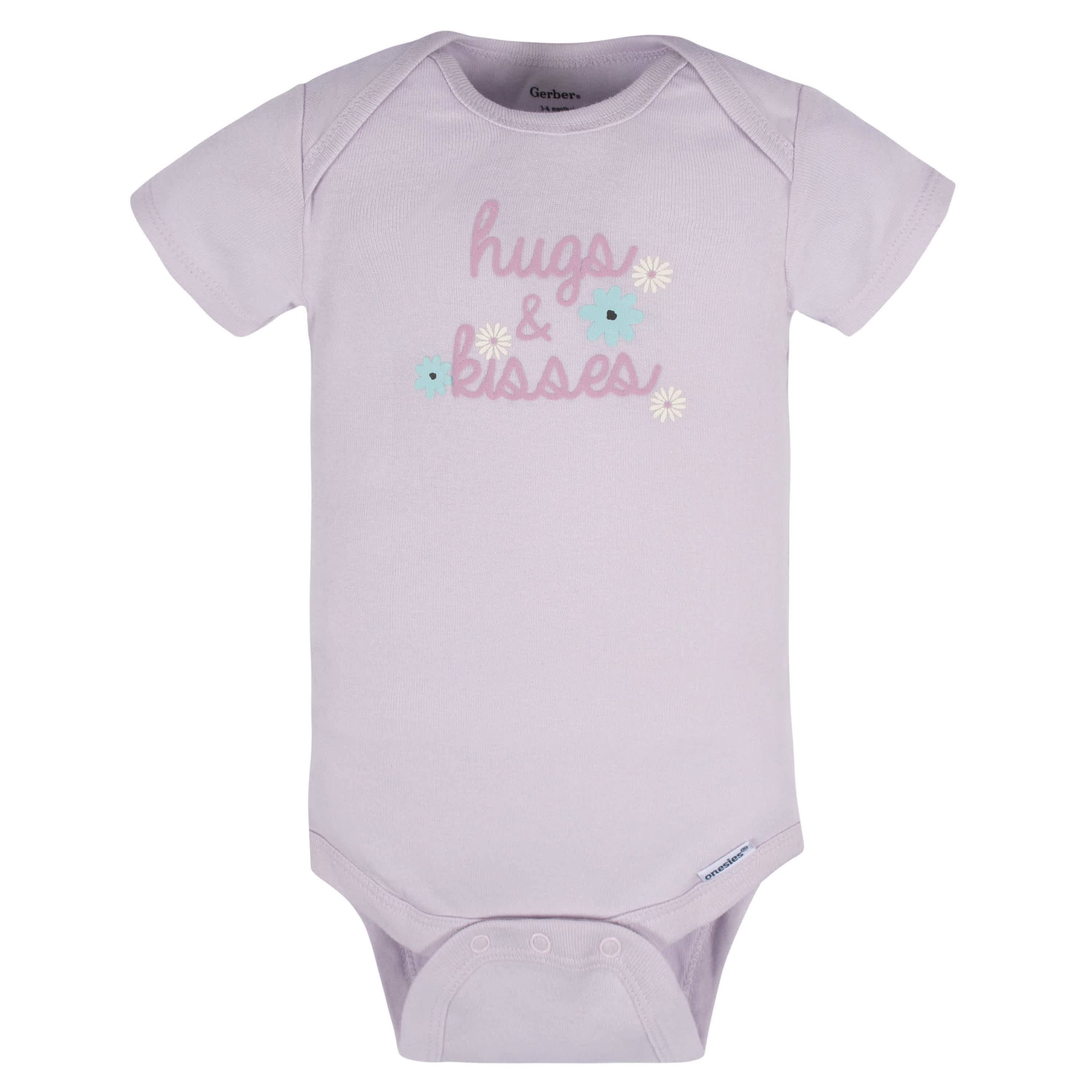 8-Pack Baby Girls Lavender Garden Onesies® Bodysuits - Image 8