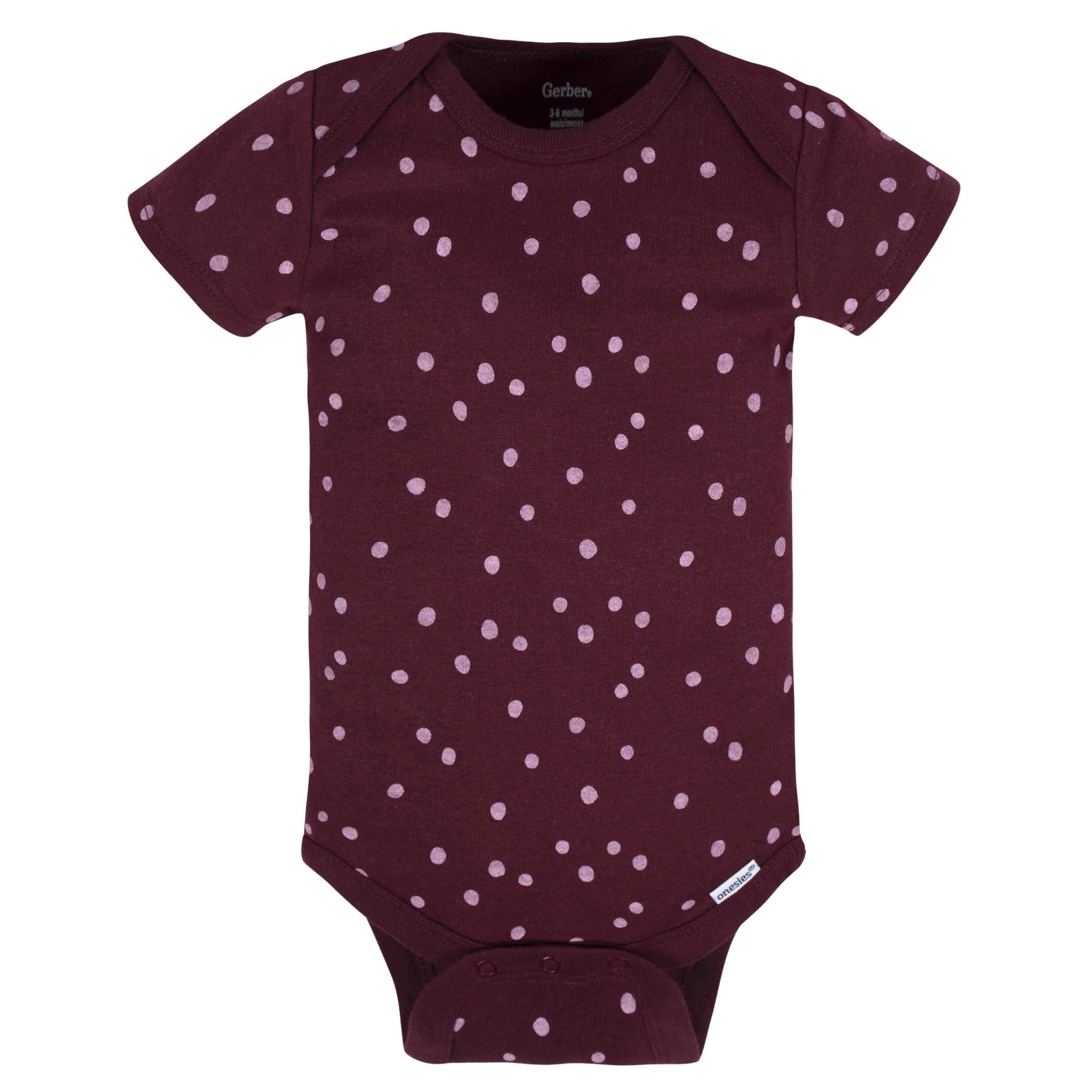 5-Pack Baby Girls Lavender Garden Onesies® Bodysuits - Image 6