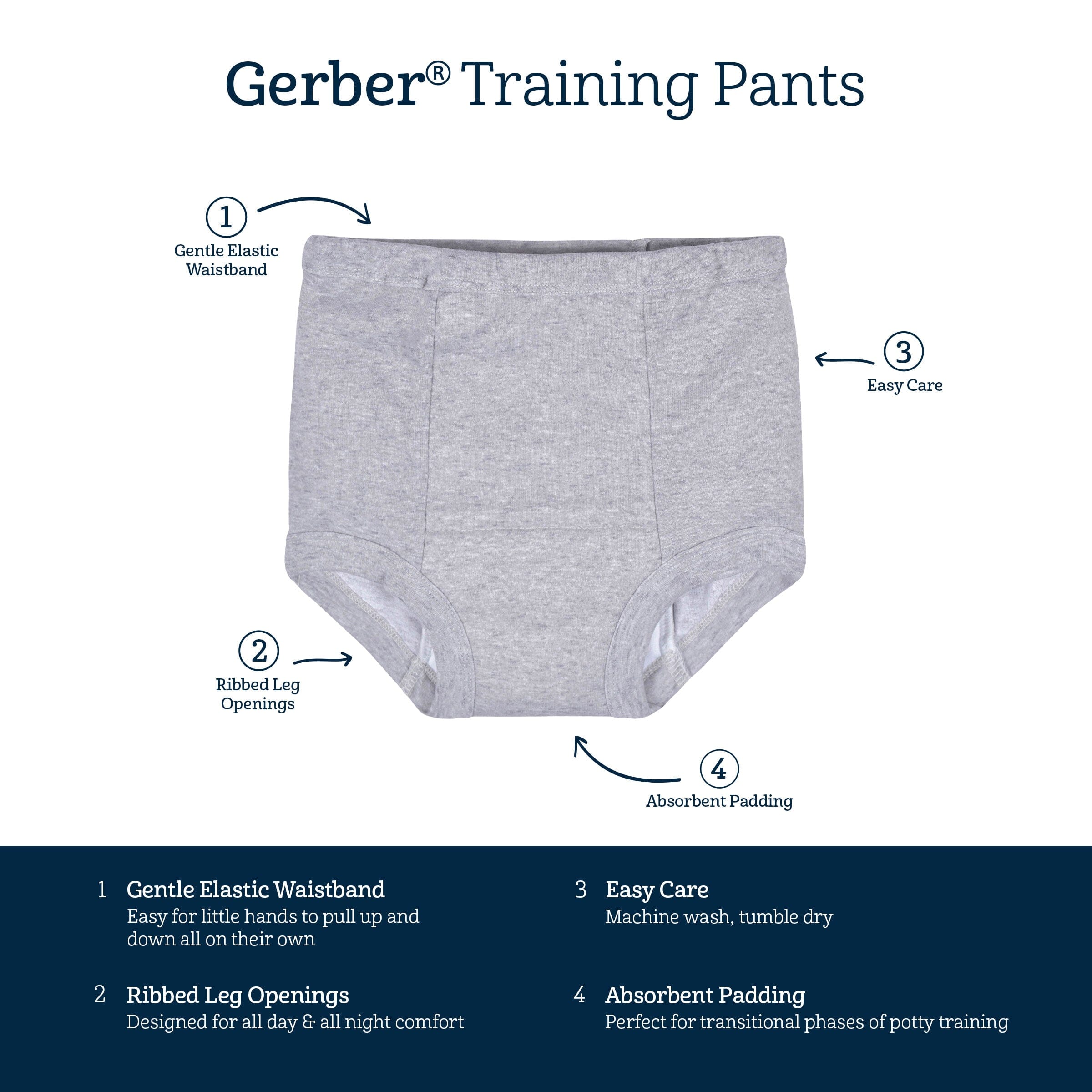 4-Pack Toddler Boys Dinosaur Training Pants - Image 6