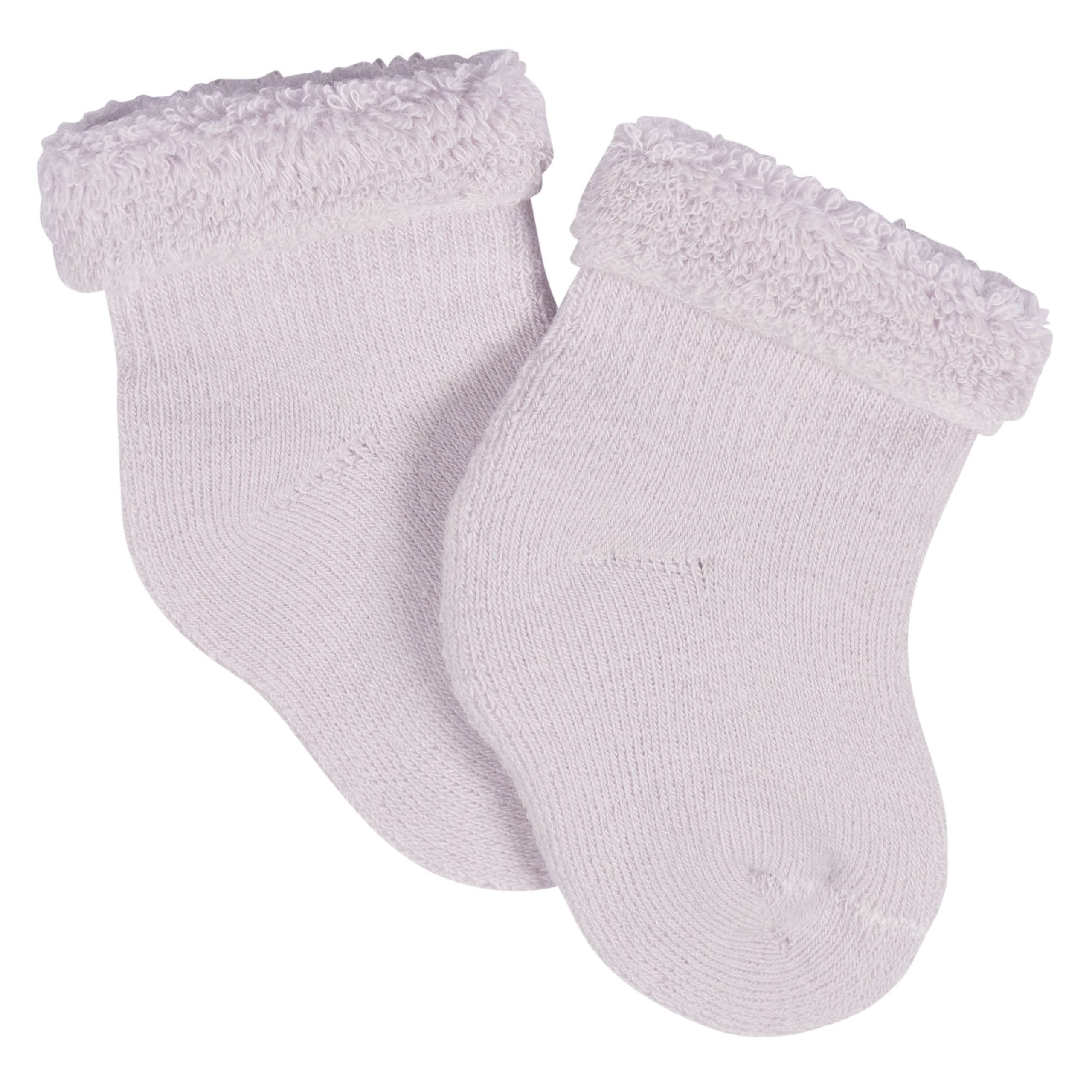 12-Pack Baby Girls Lavender Garden Terry Wiggle Proof® Socks - Image 11