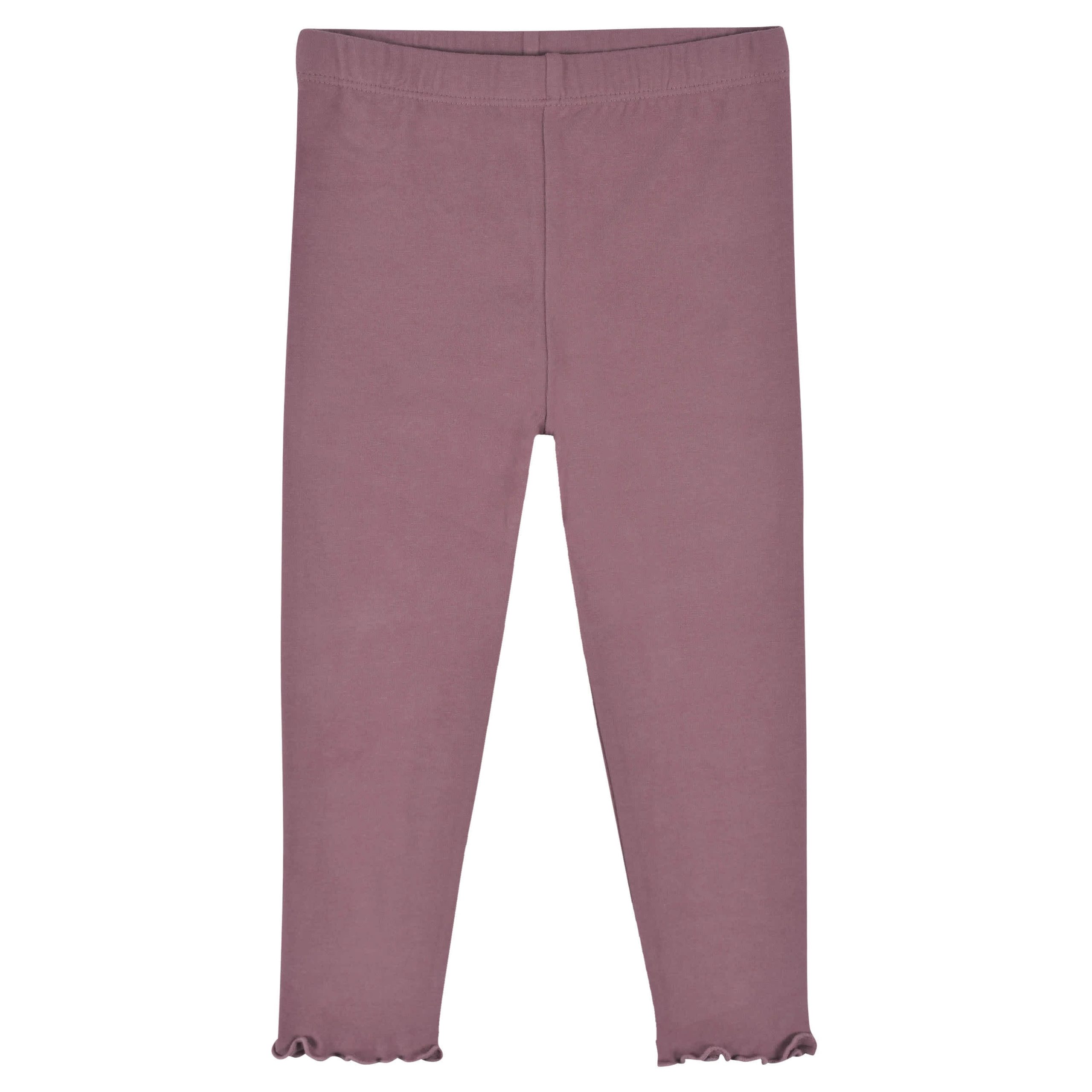 3-Pack Infant & Toddler Girls Burgundy Floral Leggings - Image 6