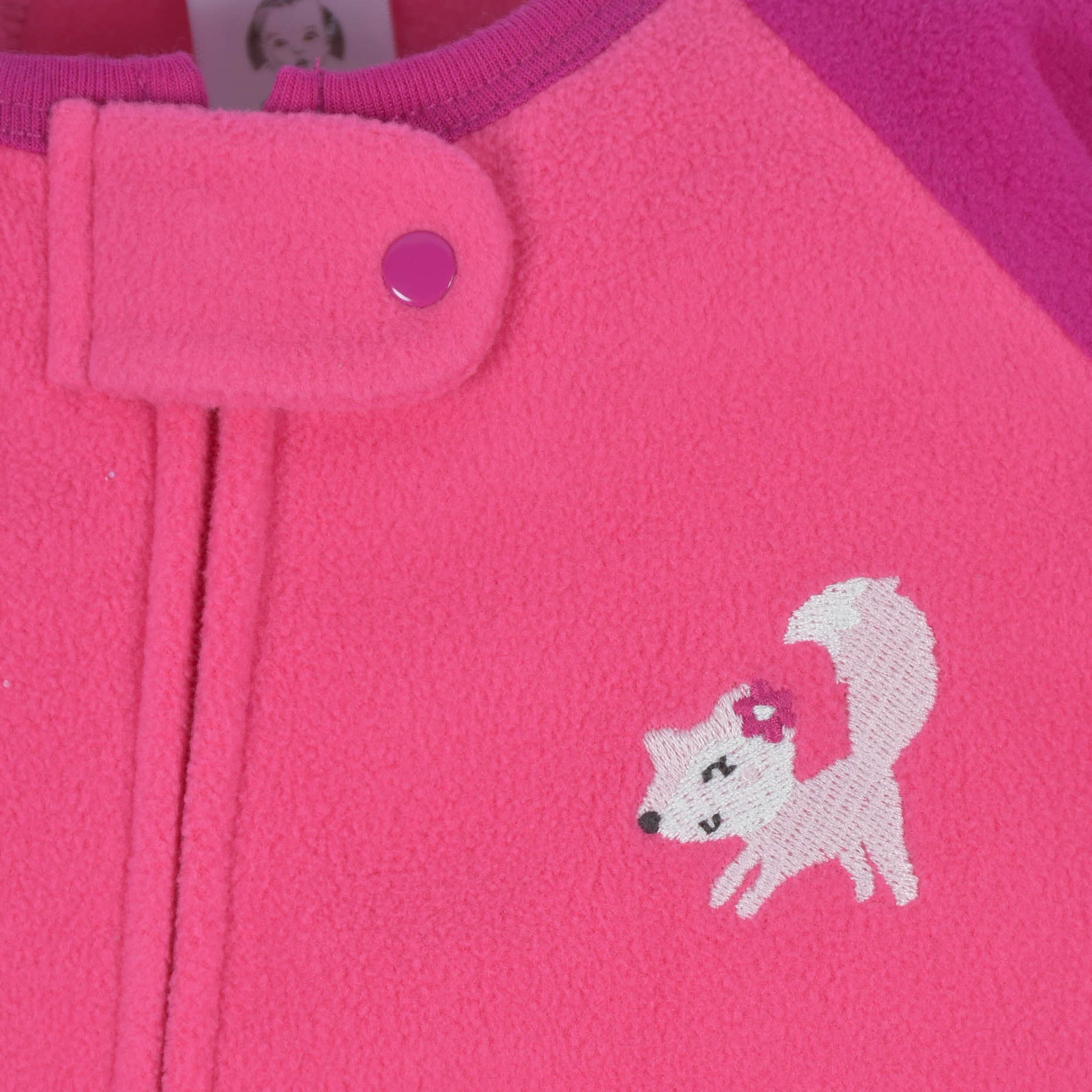 4-Pack Baby & Toddler Girls Fox & Floral Fleece Pajamas - Image 7