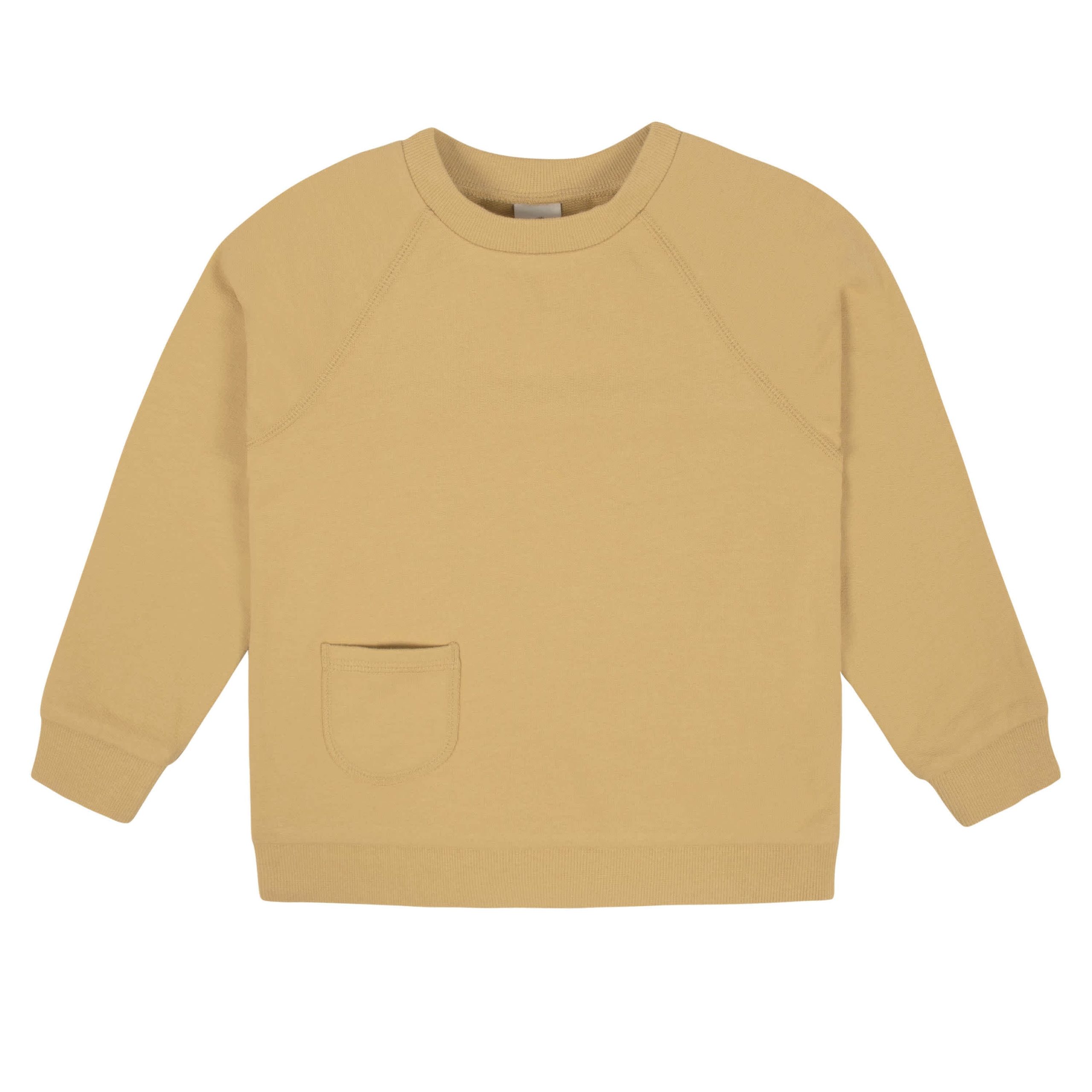 2-Piece Infant & Toddler Boys Mustard French Terry Pullover & Jogger Set - Image 2