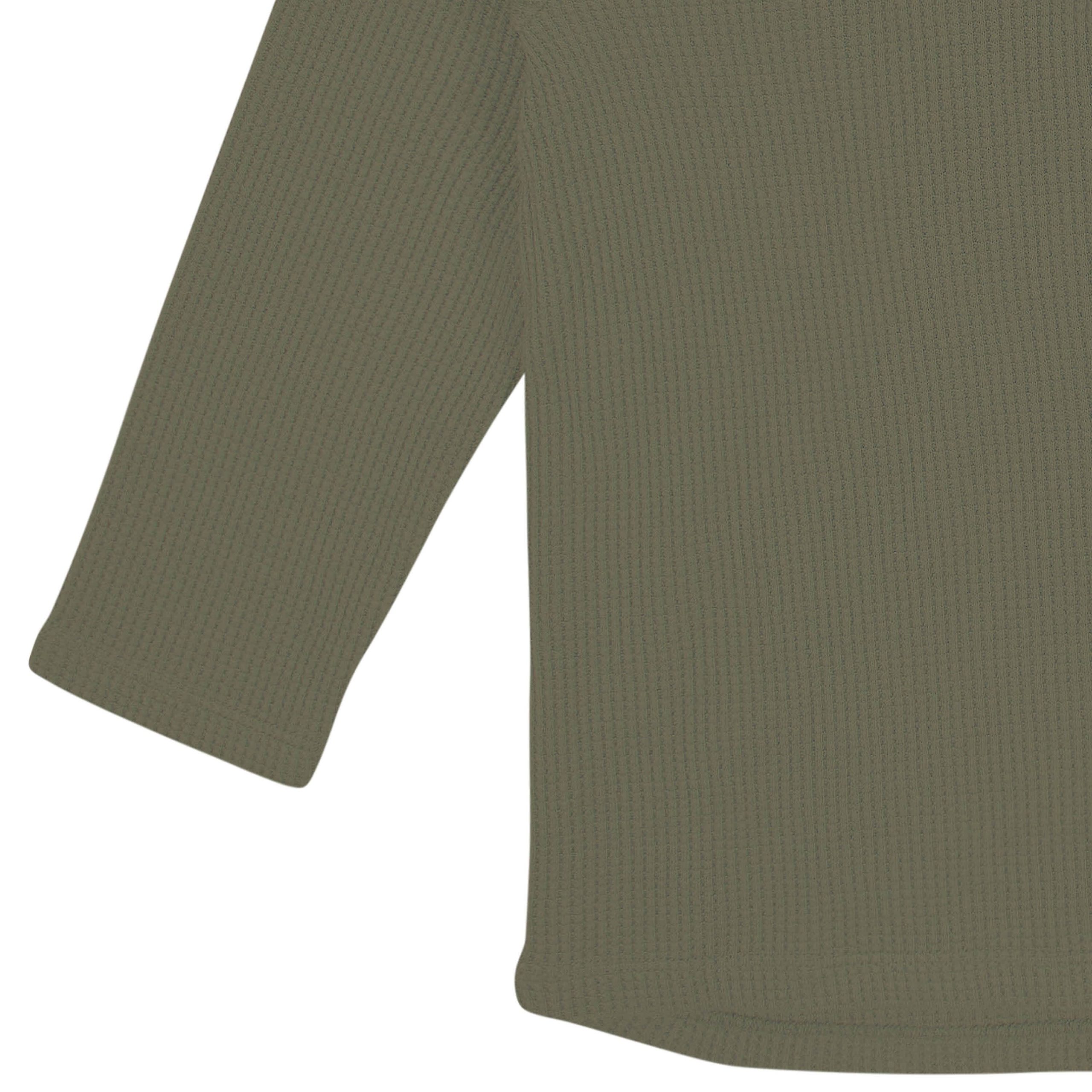 2-Piece Infant & Toddler Boys Sage Green Waffle Hoodie & Jogger Set - Image 5