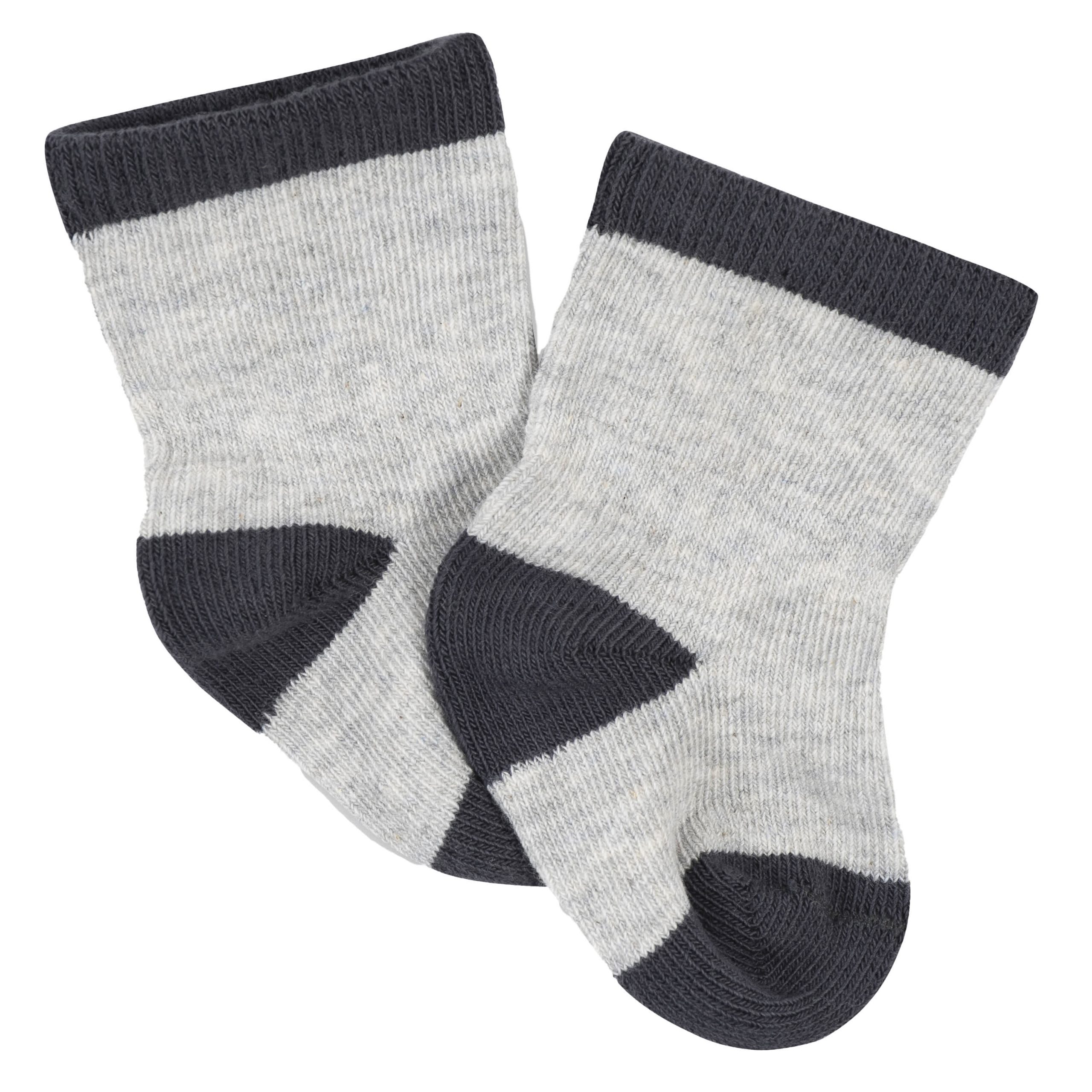 6-Pack Baby Boys Bear Wiggle Proof® Socks - Image 4