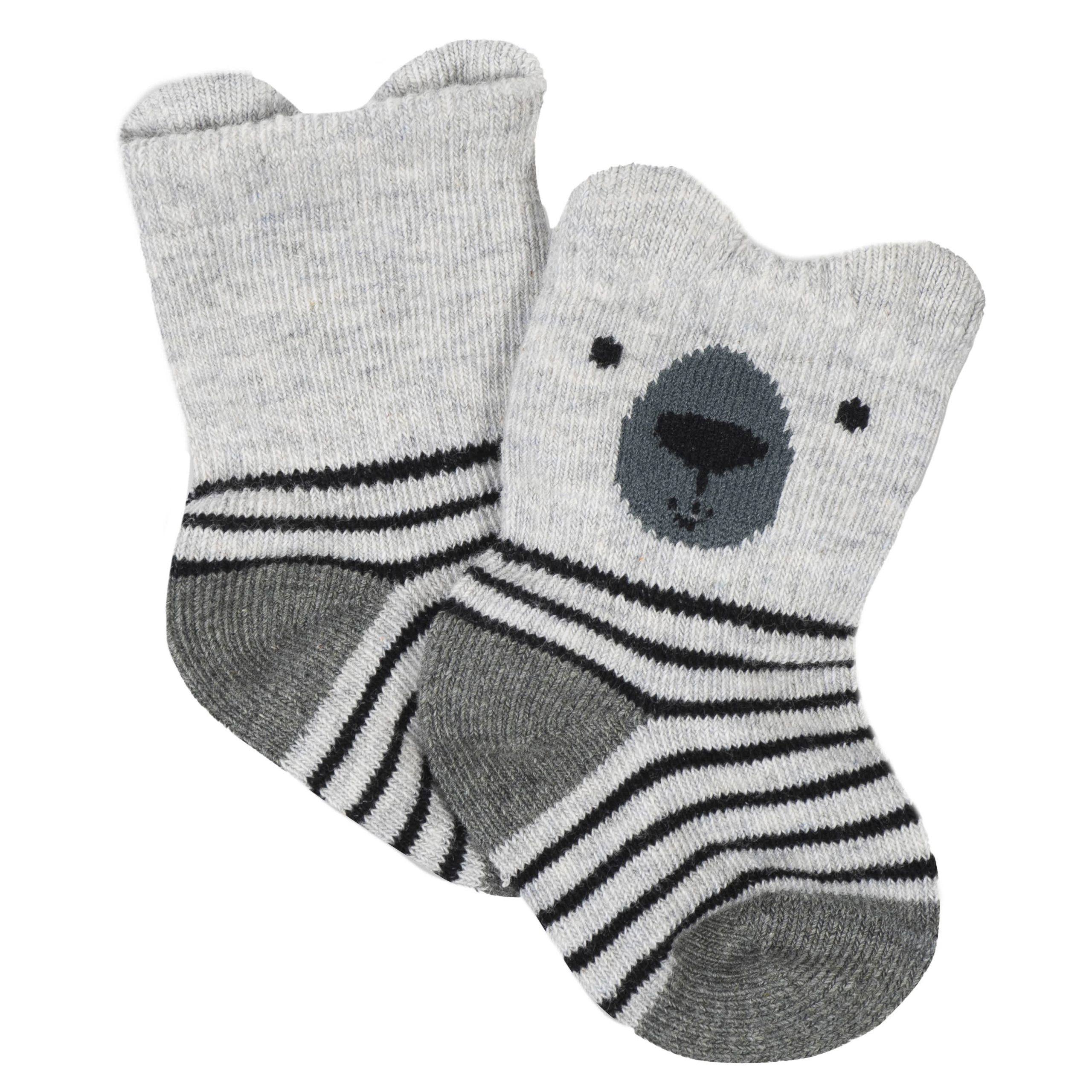 6-Pack Baby Boys Bear Wiggle Proof® Socks - Image 6