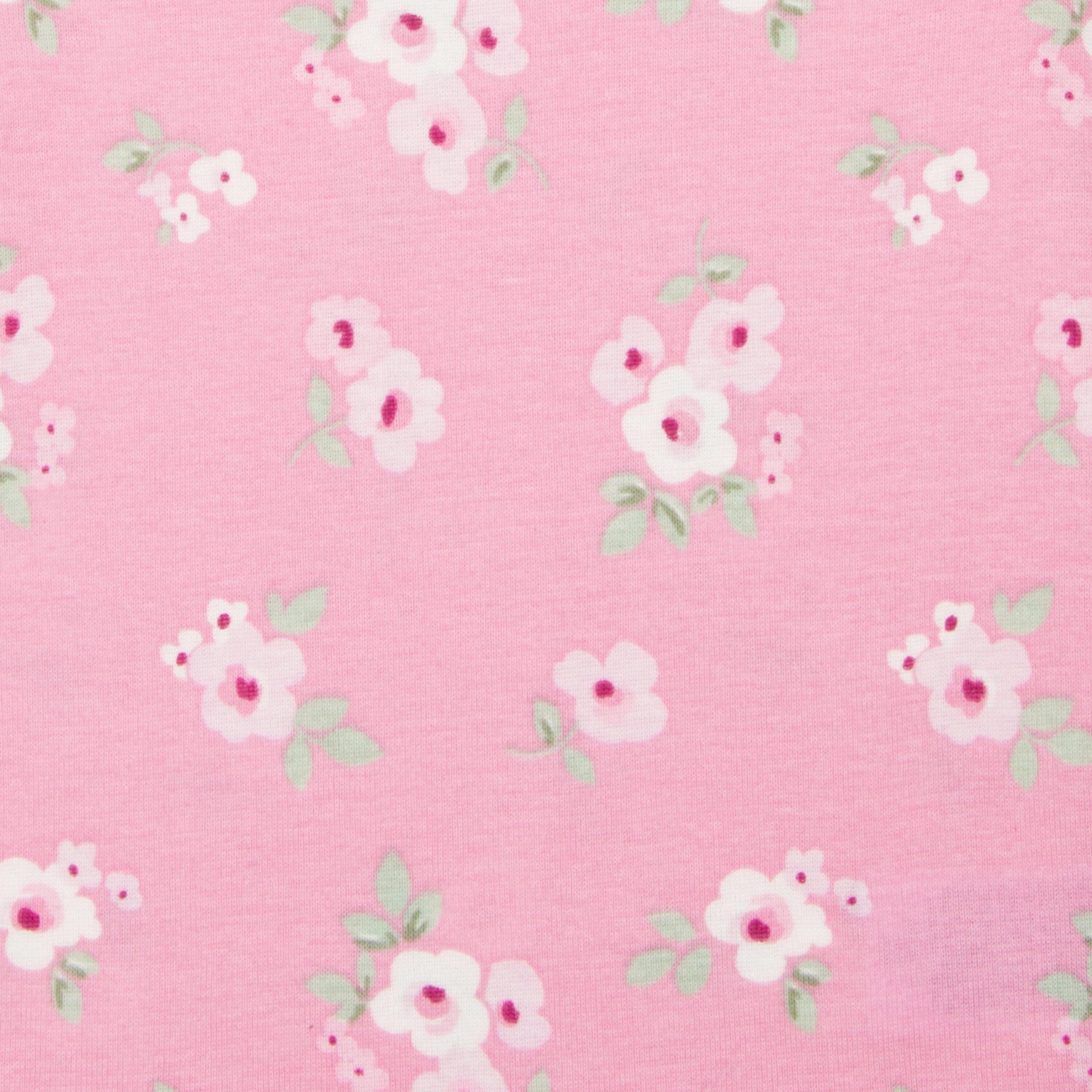 4-Pack Baby Girls Floral Flannel Receiving Blankets - Image 4