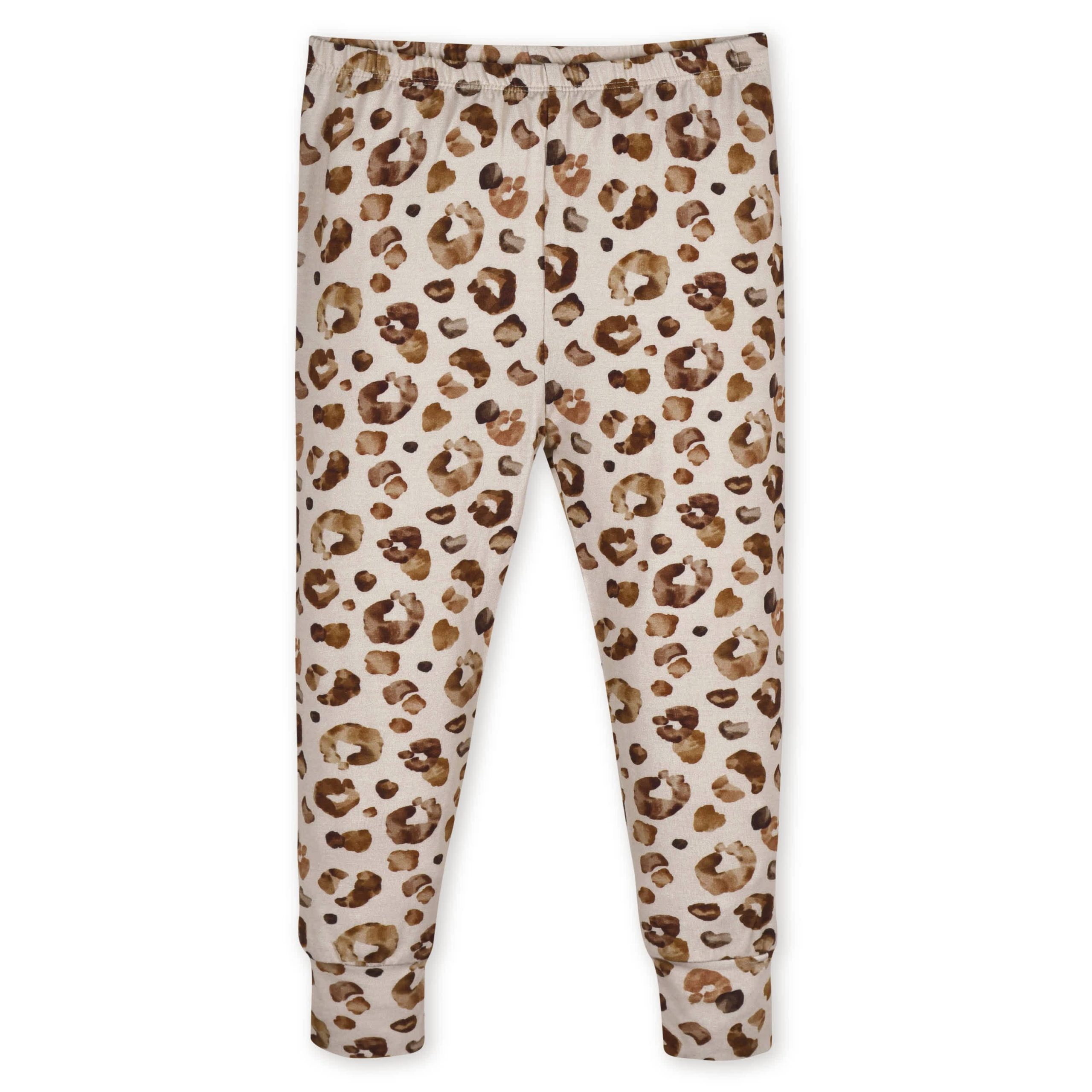 2-Piece Infant & Toddler Spotted Leopard Buttery Soft Viscose Made from Eucalyptus Snug Fit Pajamas - Image 6